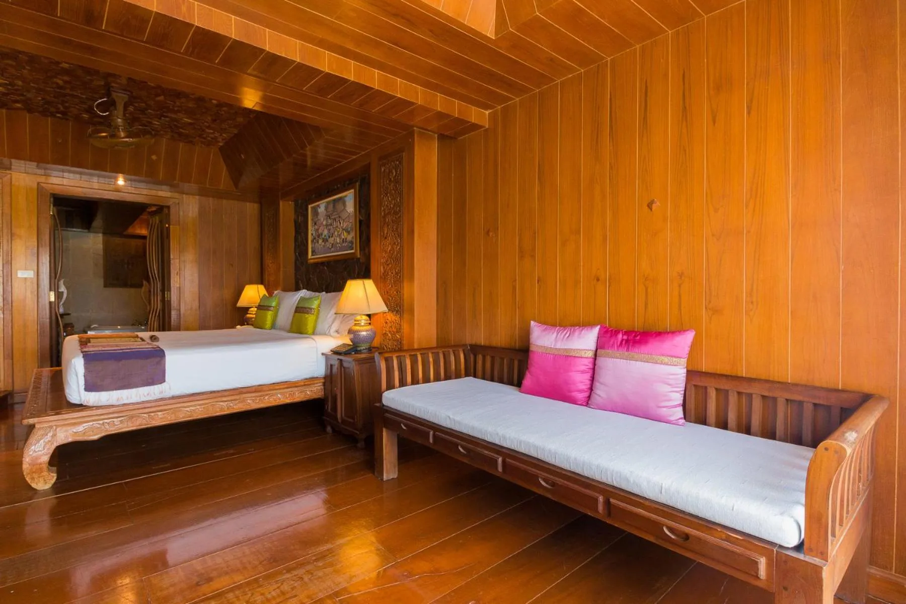 Bedroom, Bed in Santhiya Koh Phangan Resort and Spa