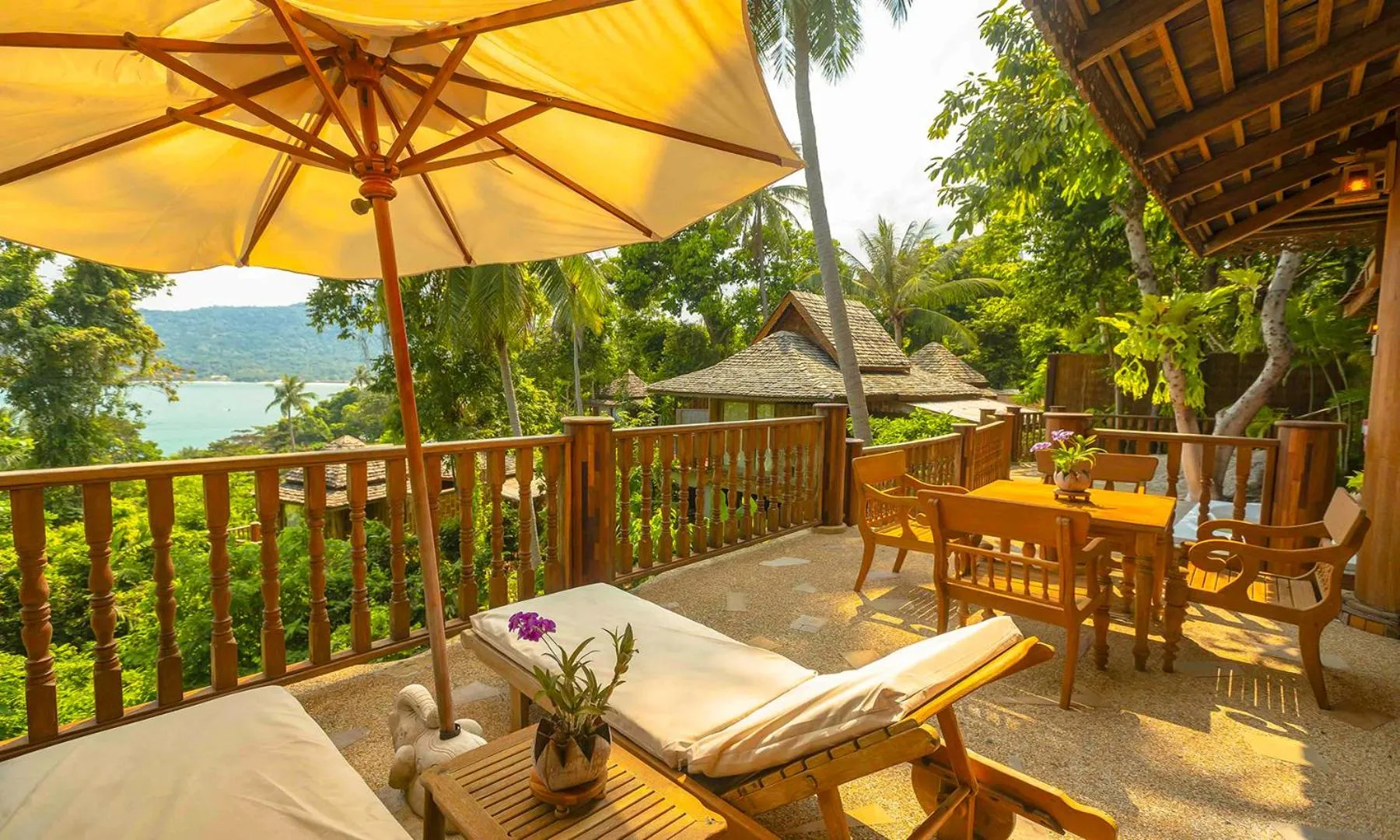 Balcony/Terrace in Santhiya Koh Phangan Resort and Spa