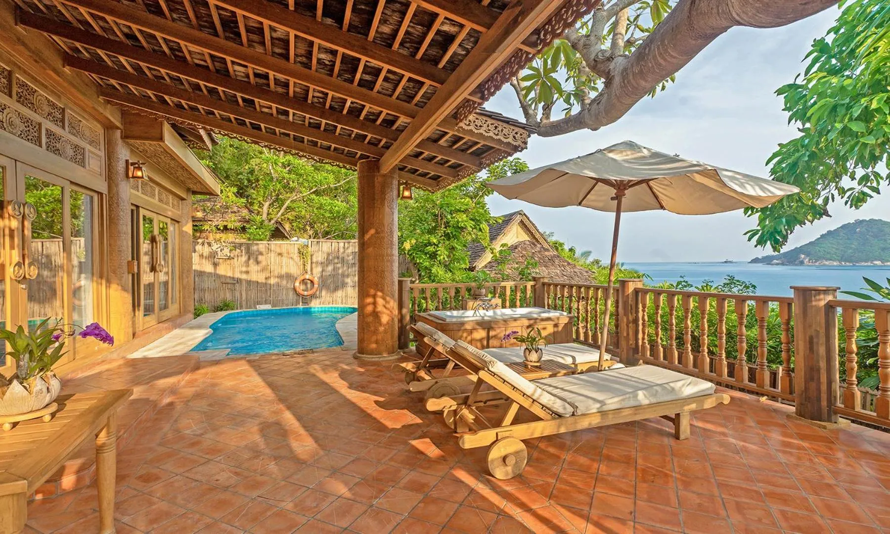 Balcony/Terrace in Santhiya Koh Phangan Resort and Spa