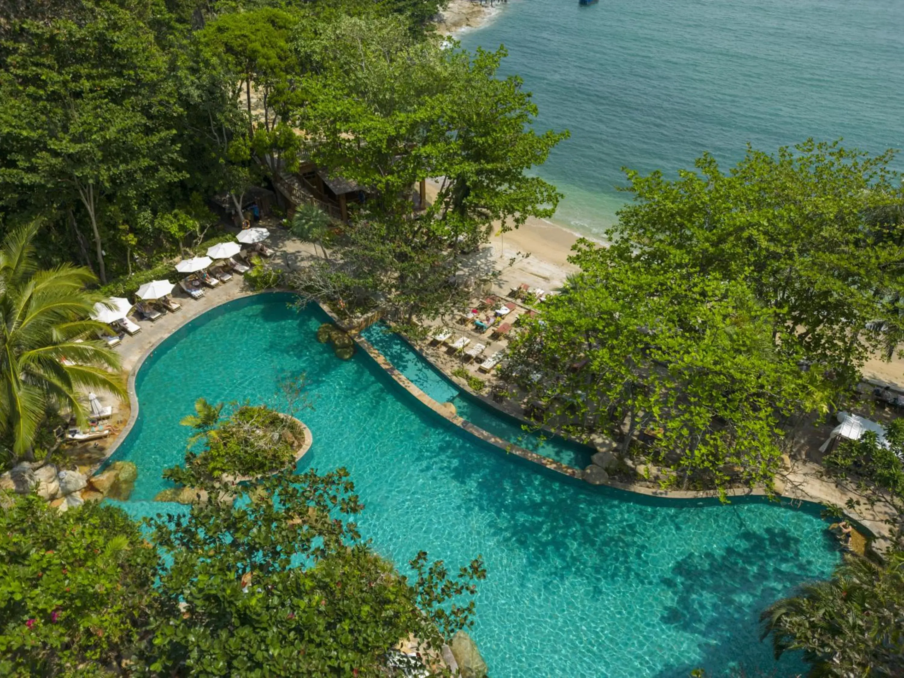 Swimming pool in Santhiya Koh Phangan Resort and Spa Swimming pool in Santhiya Koh Phangan Resort and Spa