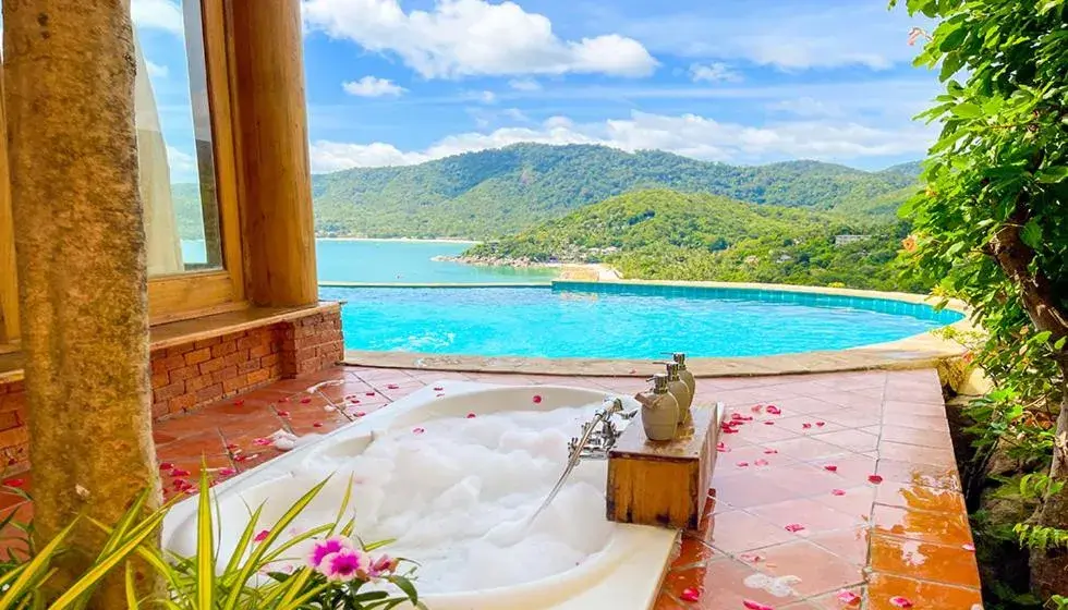 Sea view in Santhiya Koh Phangan Resort and Spa Sea view in Santhiya Koh Phangan Resort and Spa