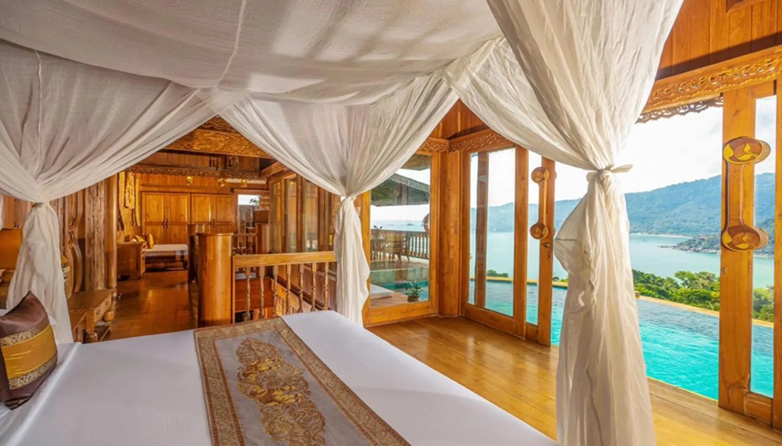 Bedroom, Bed in Santhiya Koh Phangan Resort and Spa