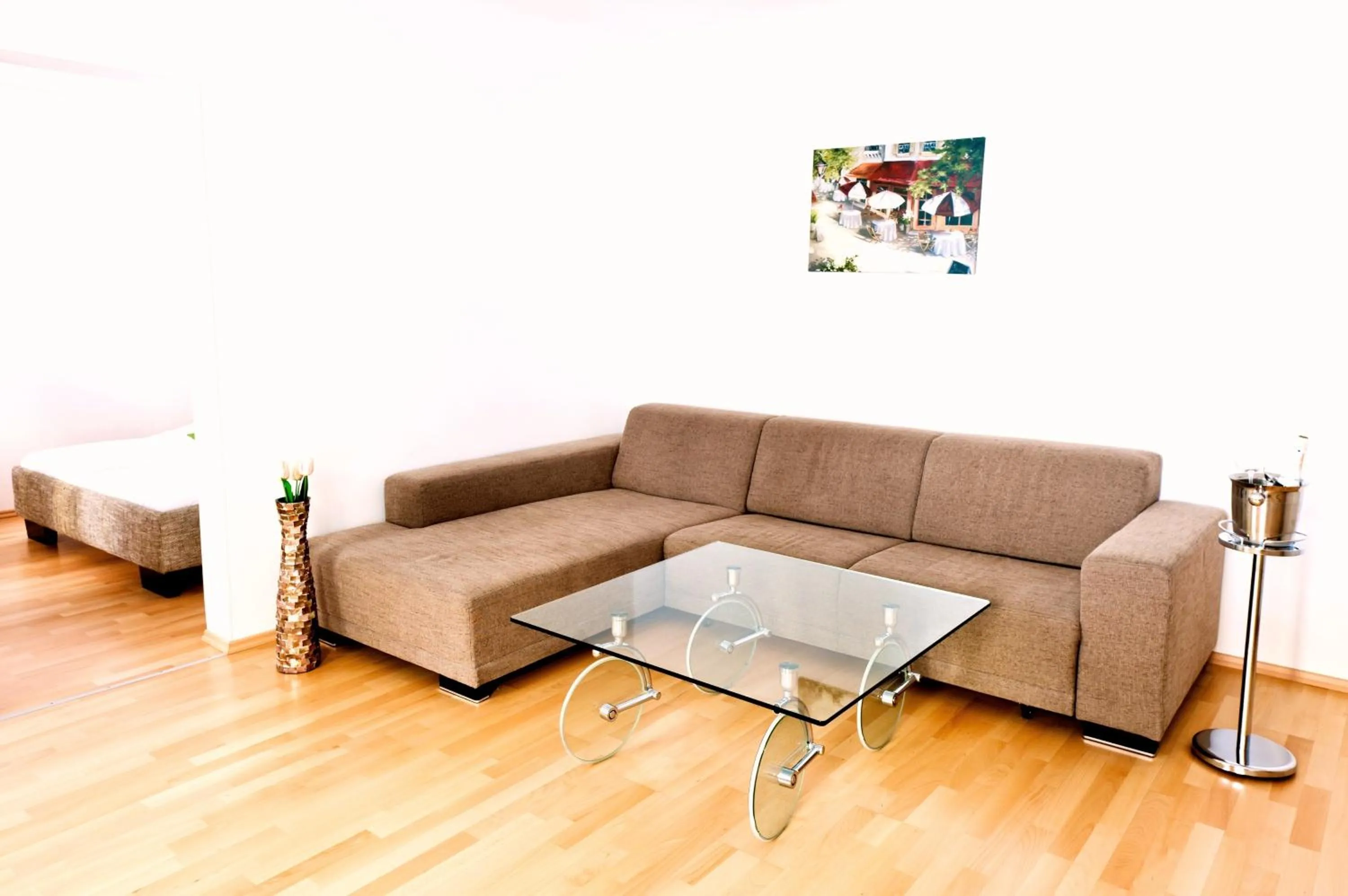 Seating area in VOX Design Hotel