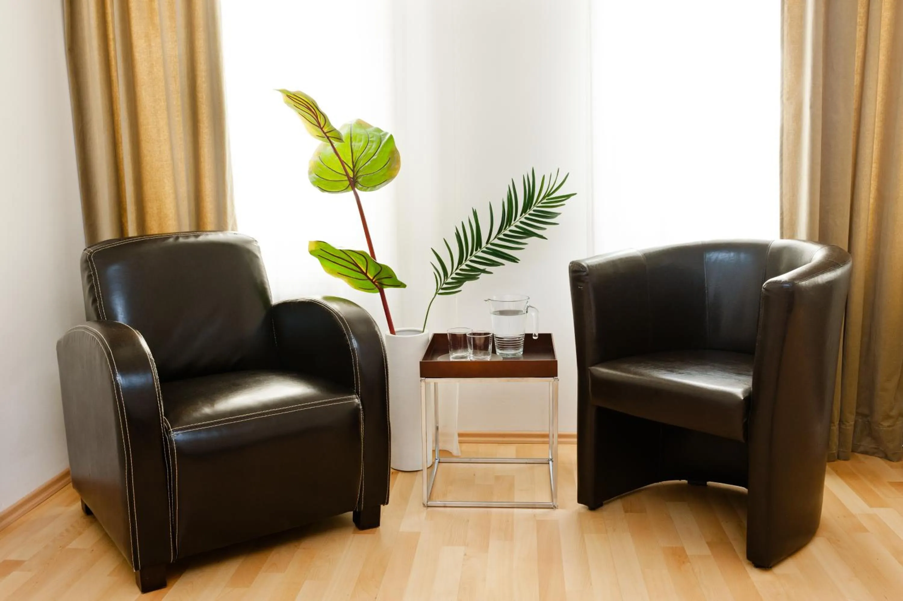 Seating area in VOX Design Hotel