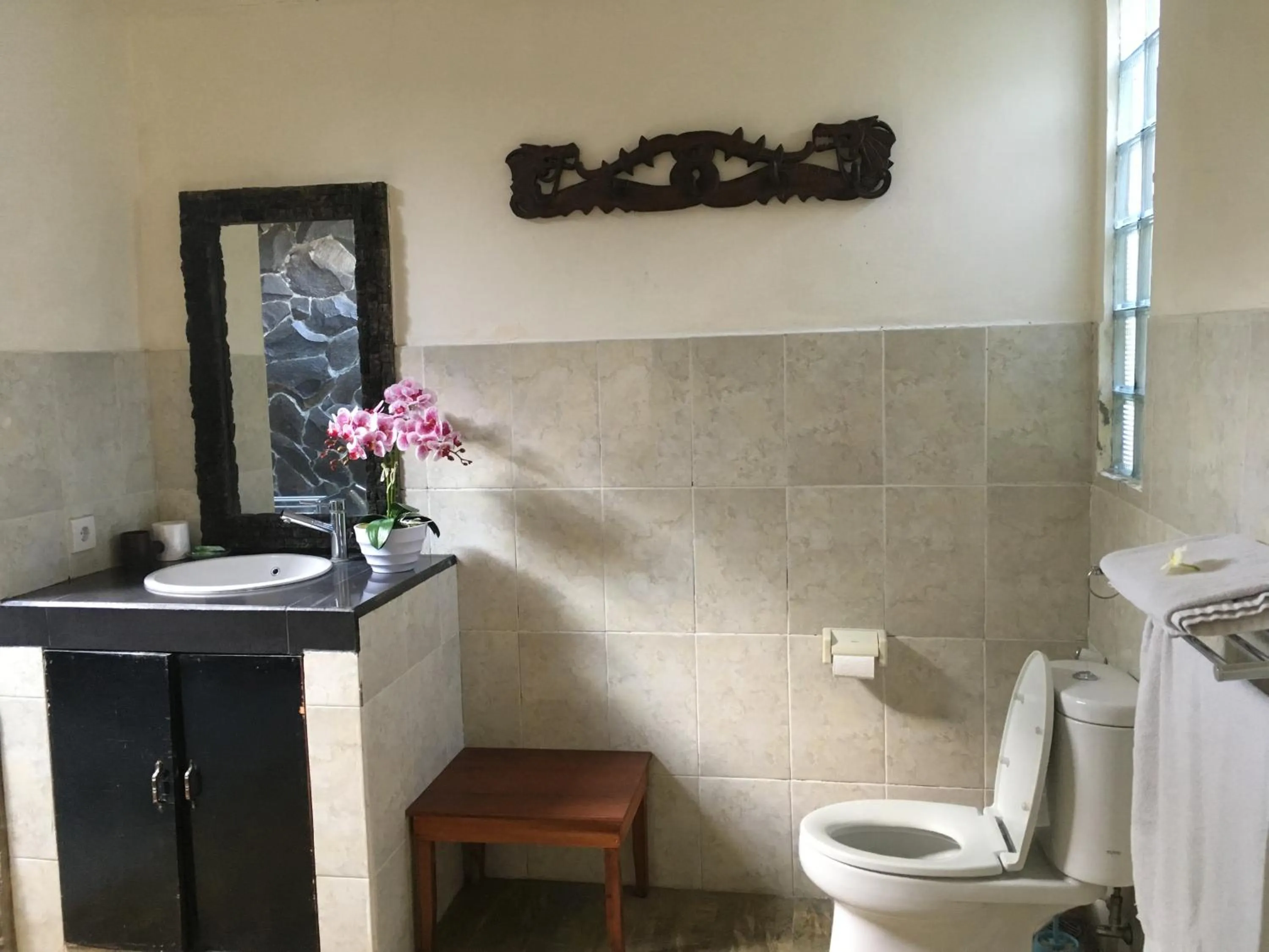 Toilet in Recep Bungalow