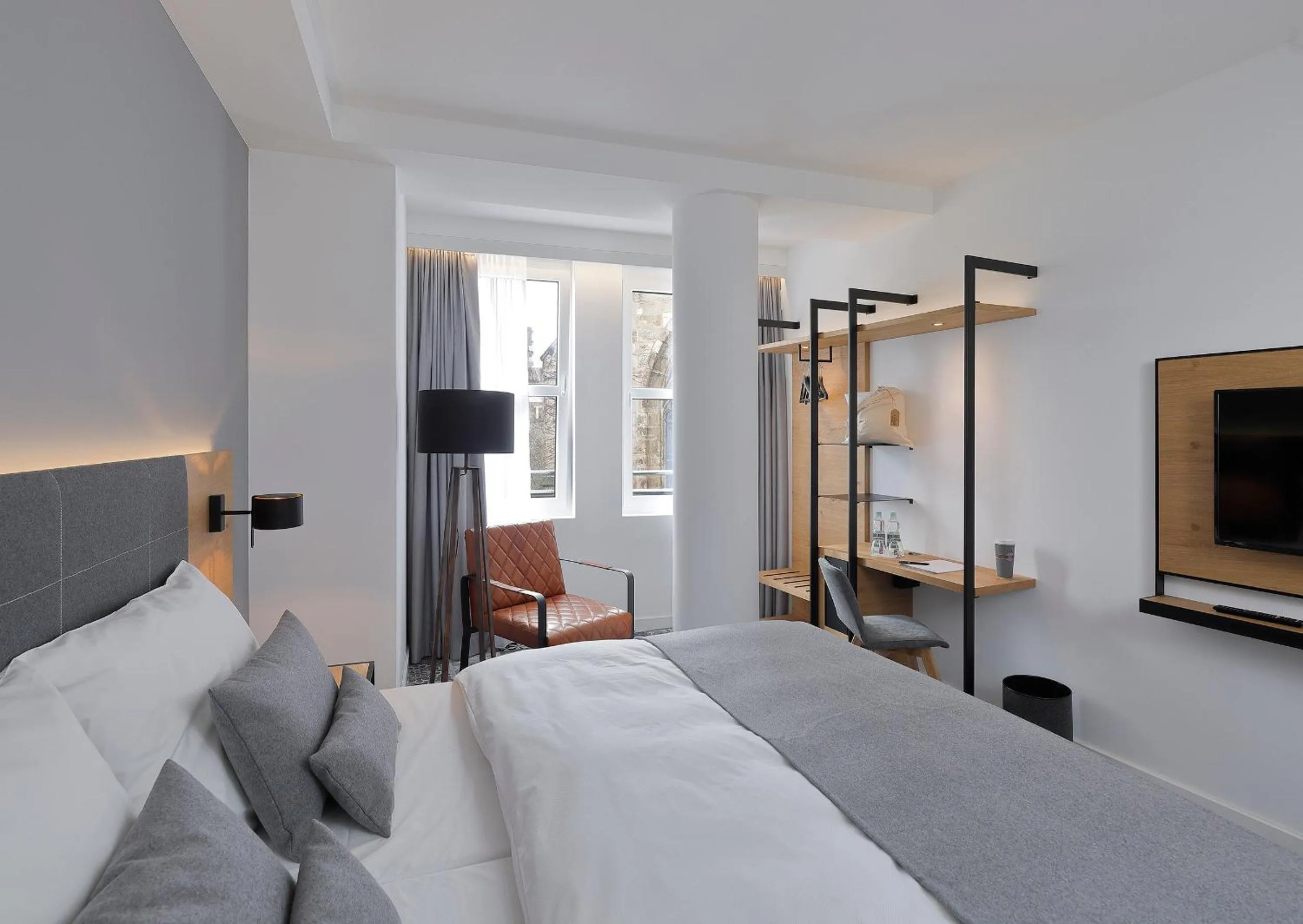 Photo of the whole room, Bed in Coffee Fellows Hotel Dortmund