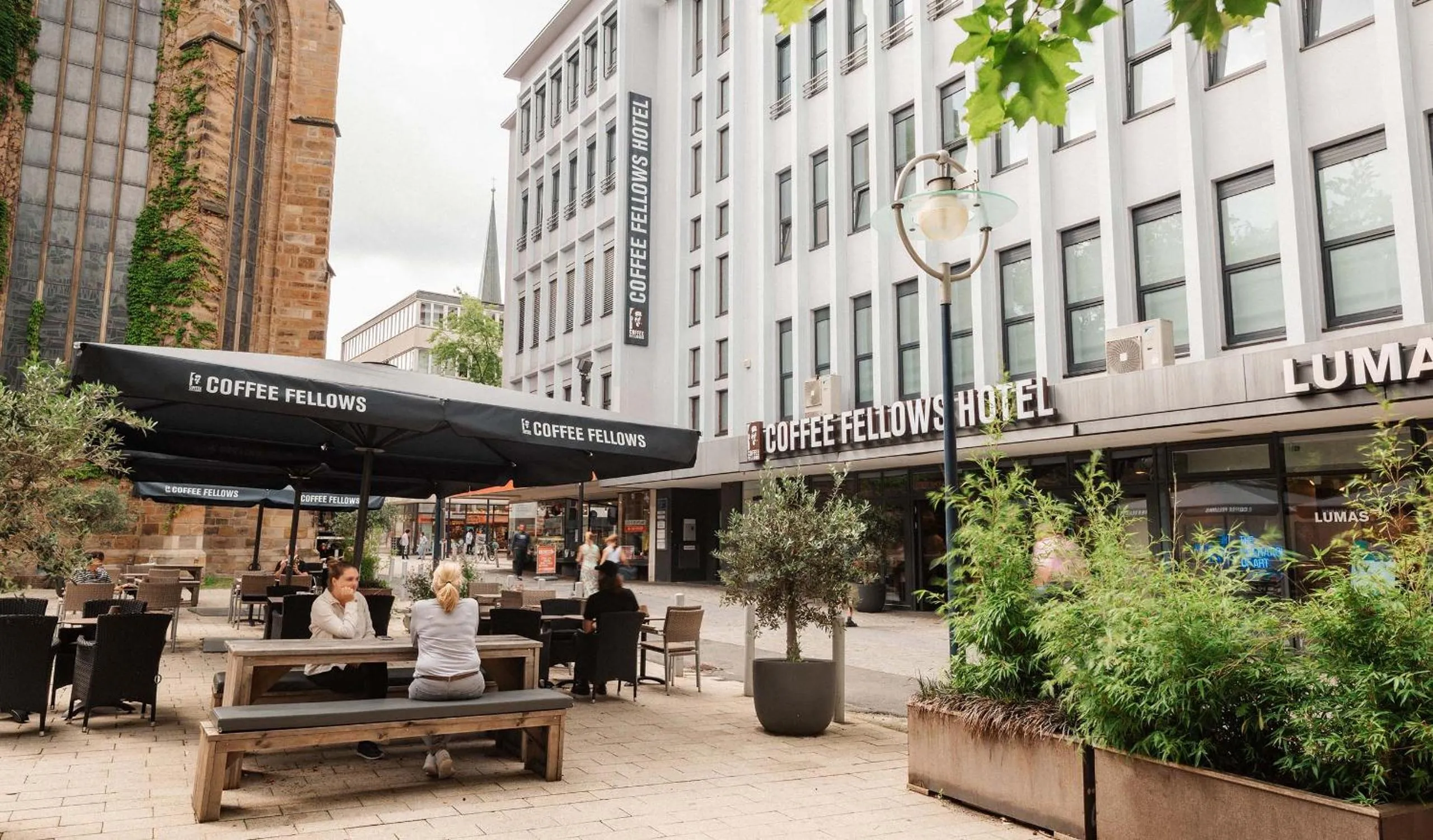 Property building in Coffee Fellows Hotel Dortmund