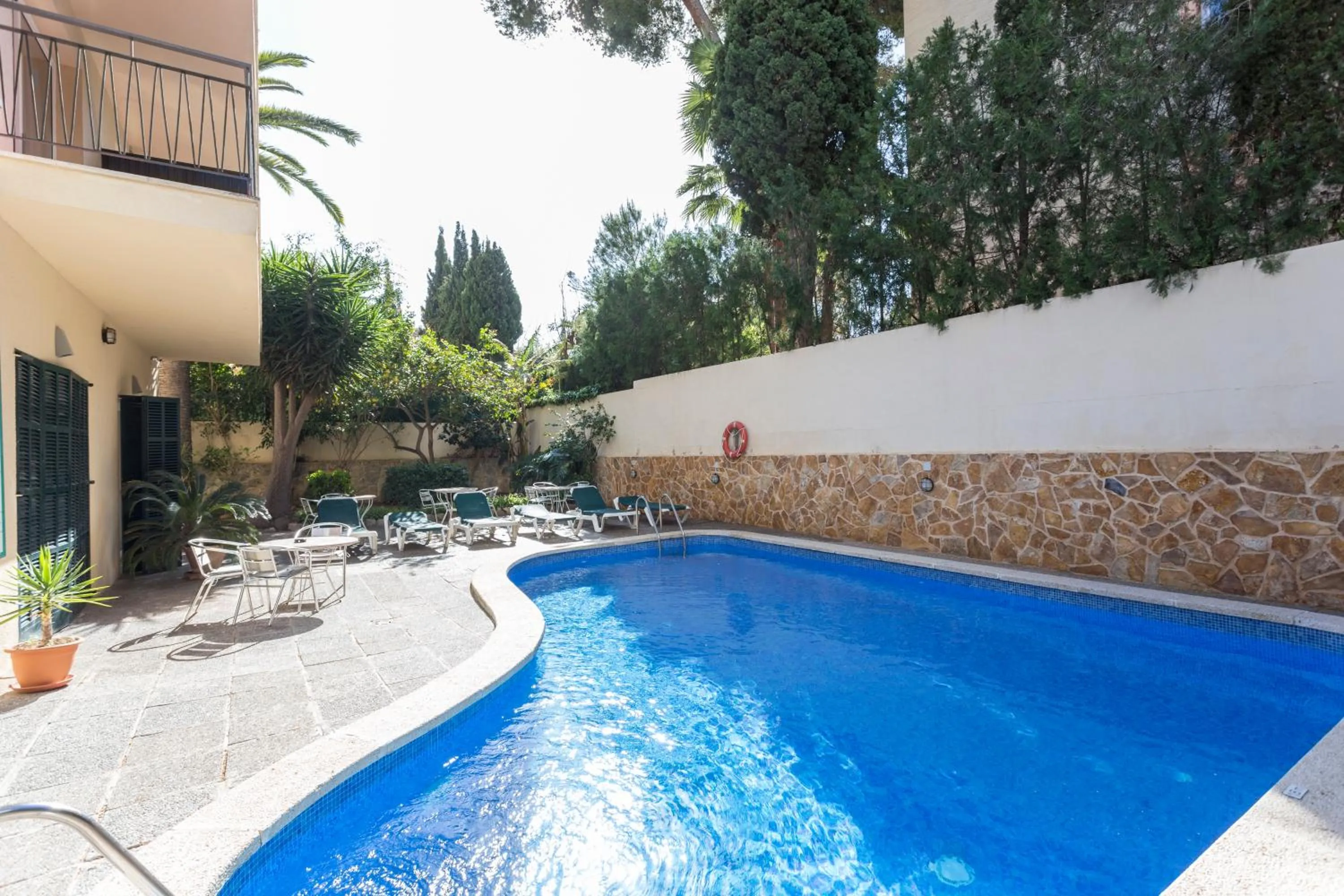 Swimming pool in Hostal Bonany