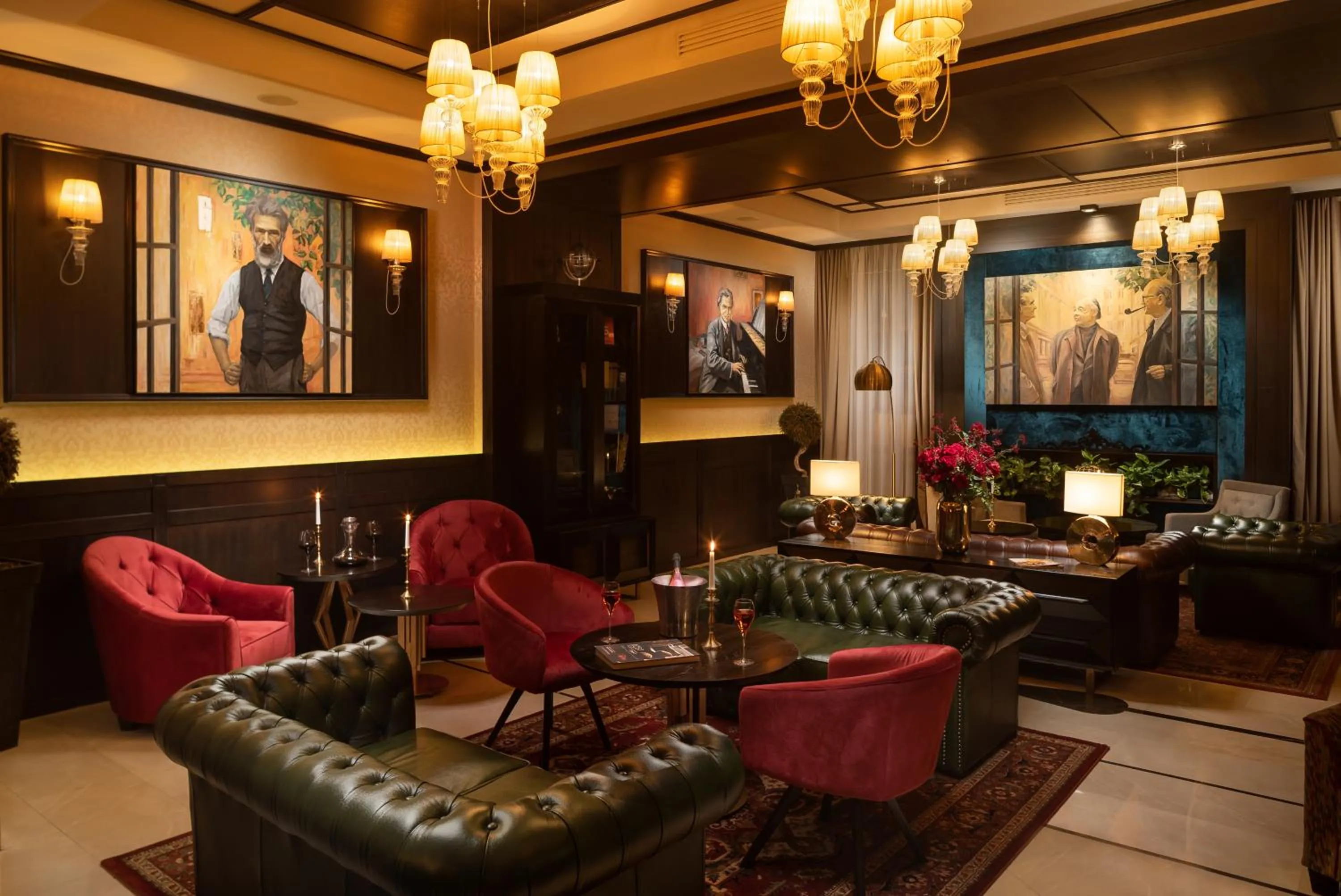 Lounge or bar in Epoque Hotel - Relais & Chateaux