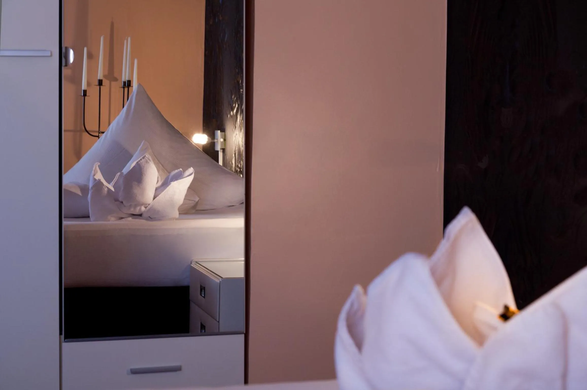 Decorative detail, Bed in Hotel Riviera