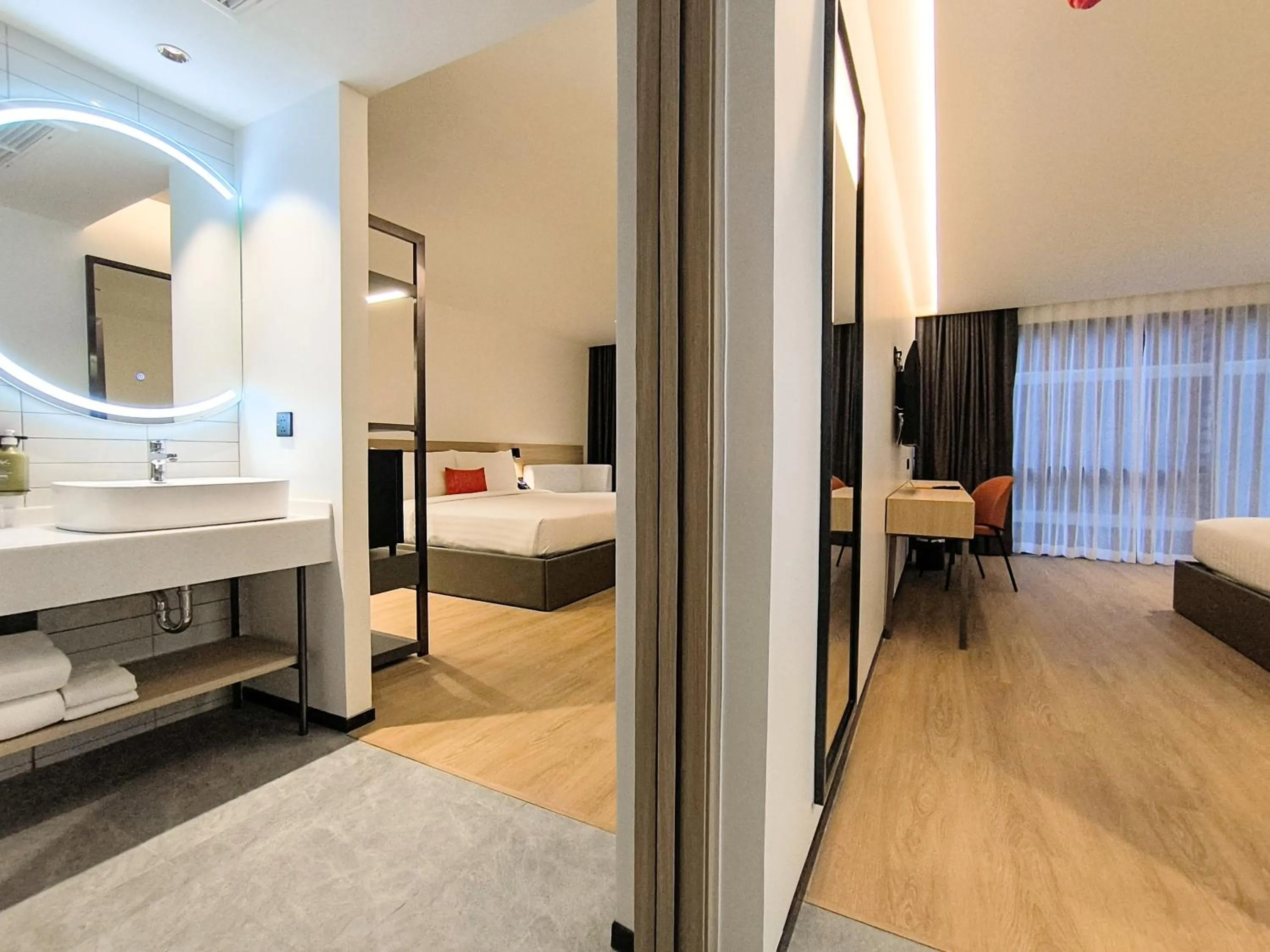 Bathroom, Bed in Citichic Sukhumvit 13 by Compass Hospitality - Newly Renovated