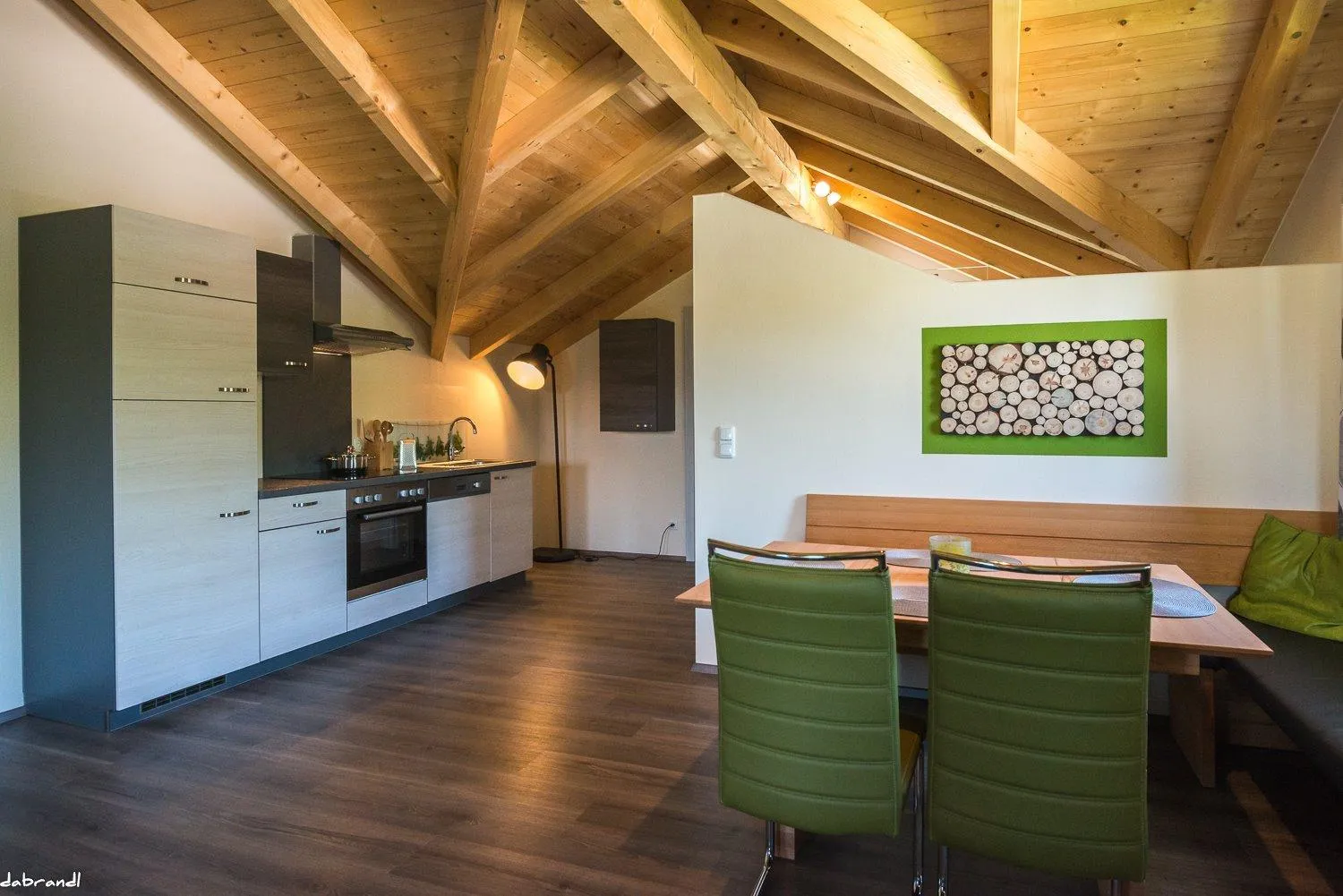 Kitchen or kitchenette in Straußenhof Halmer