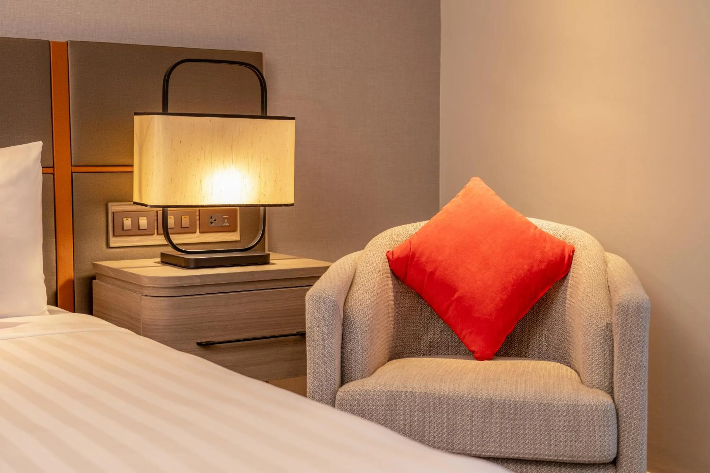 furniture, Bed in NH Bangkok Sukhumvit Boulevard