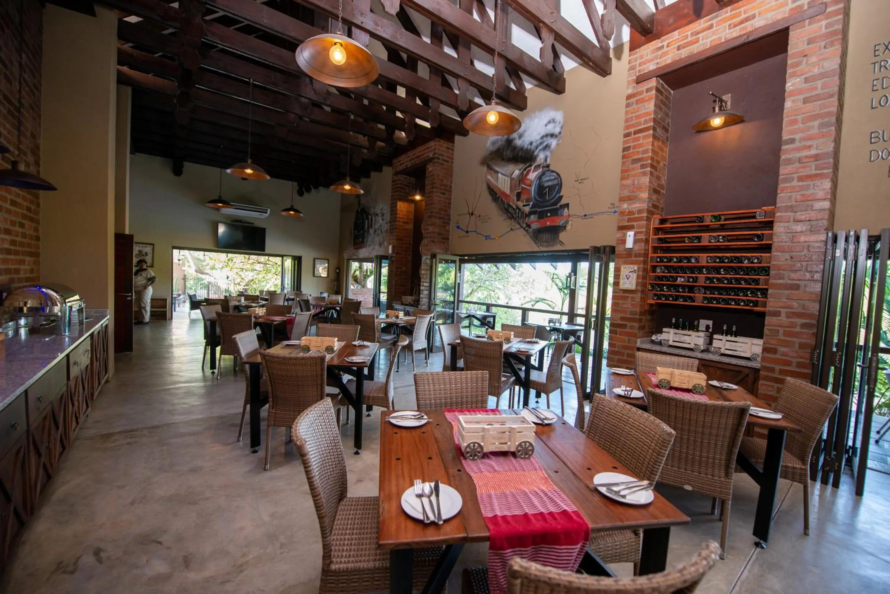 Restaurant/places to eat in Nkomazi Kruger Lodge & Spa