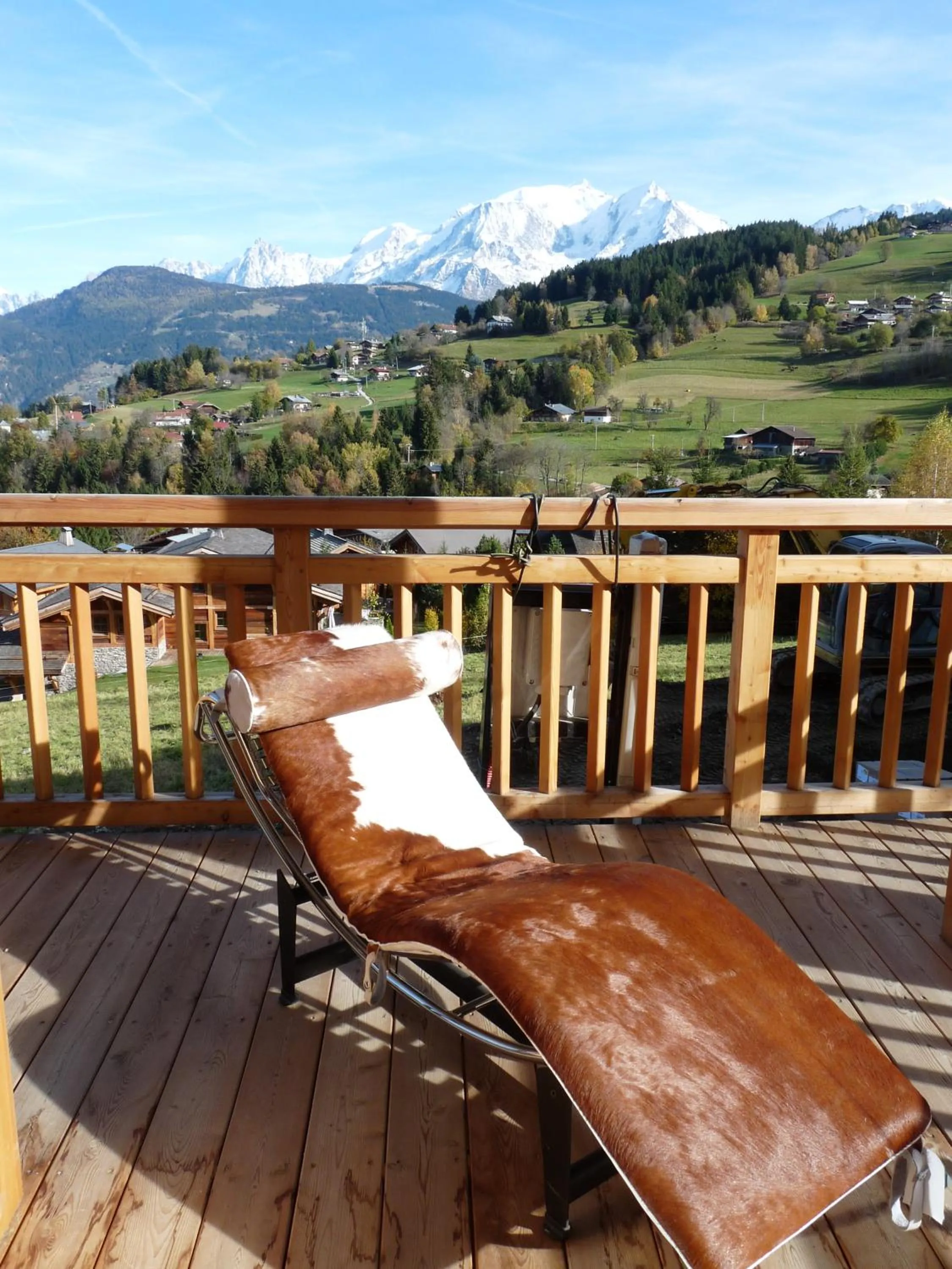 Balcony/Terrace in TERRESENS - Les Fermes du Mont-Blanc