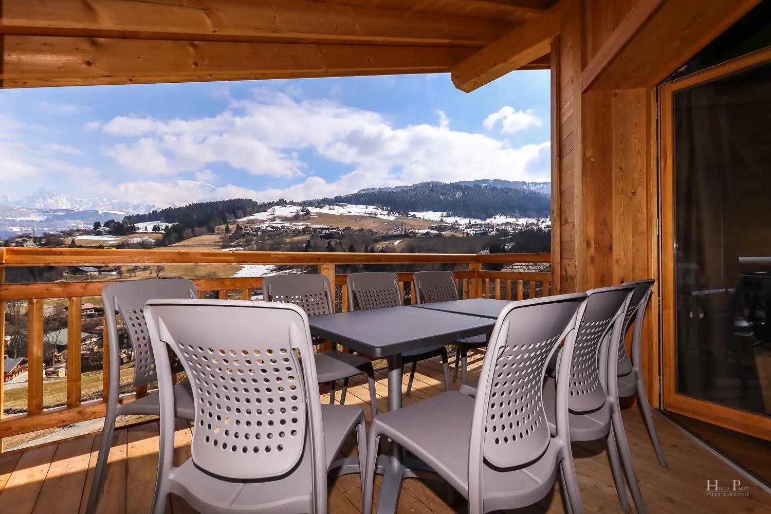 Balcony/Terrace in TERRESENS - Les Fermes du Mont-Blanc