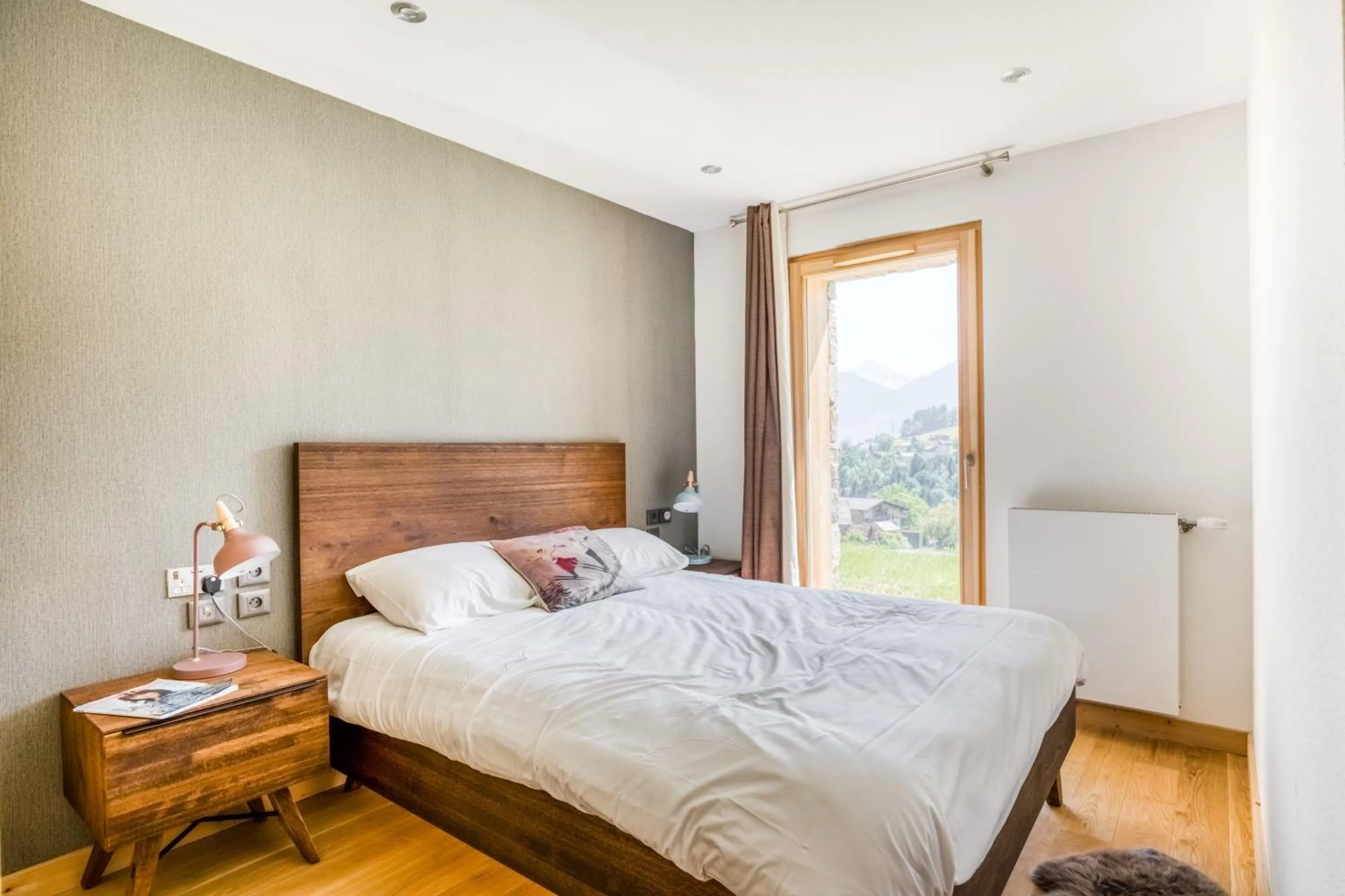 Bedroom, Bed in TERRESENS - Les Fermes du Mont-Blanc