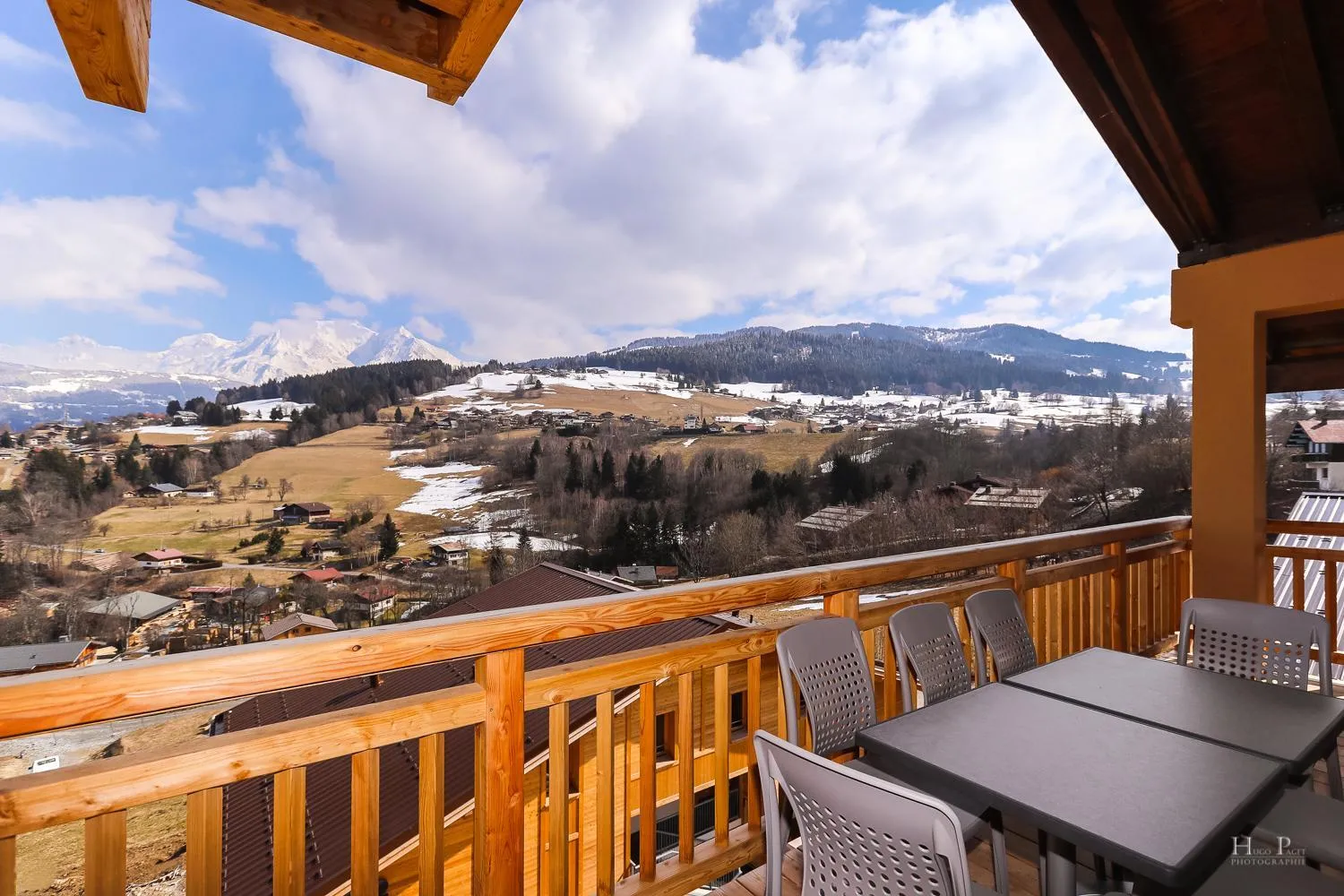 Balcony/Terrace in TERRESENS - Les Fermes du Mont-Blanc