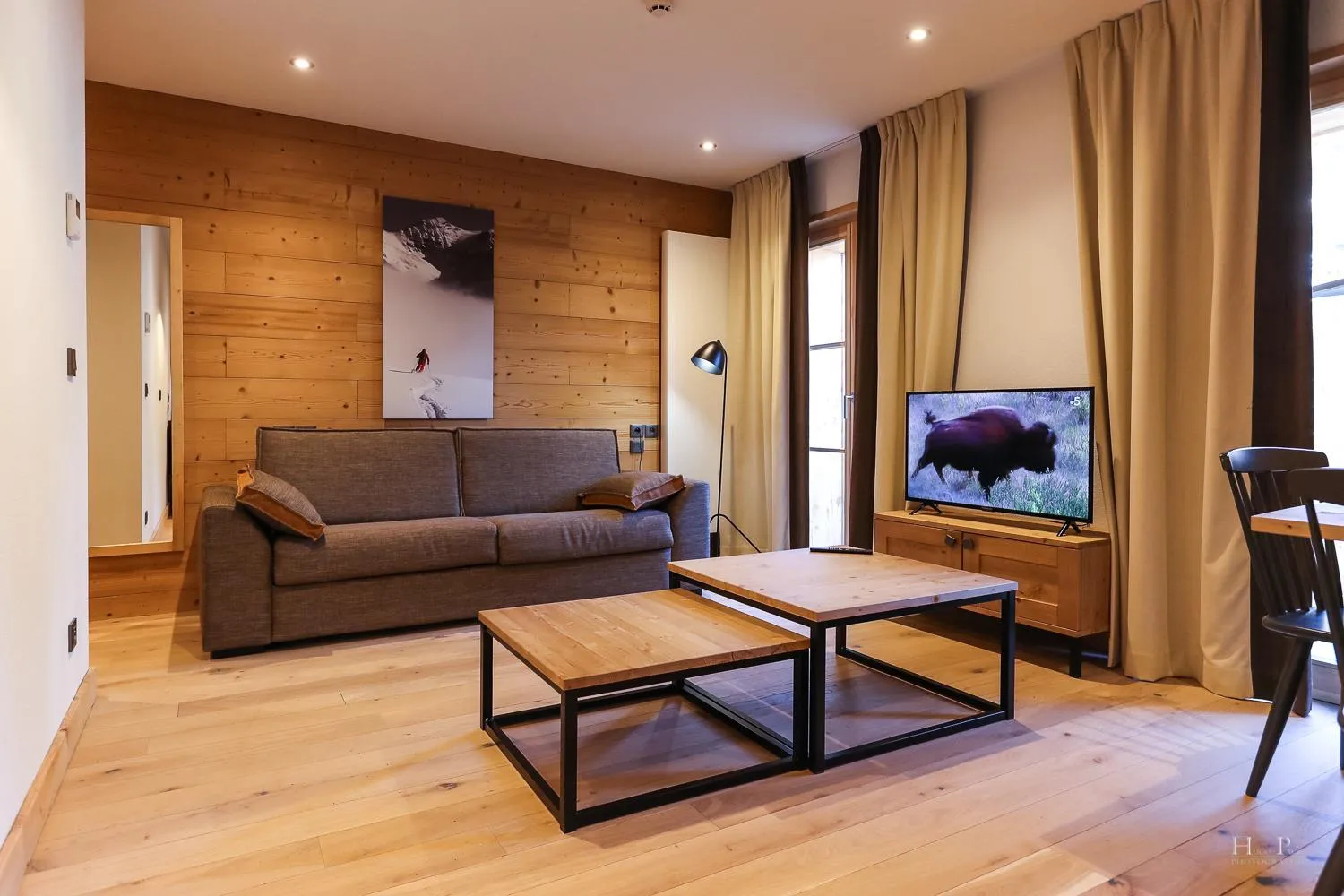 Living room in TERRESENS - Les Fermes du Mont-Blanc