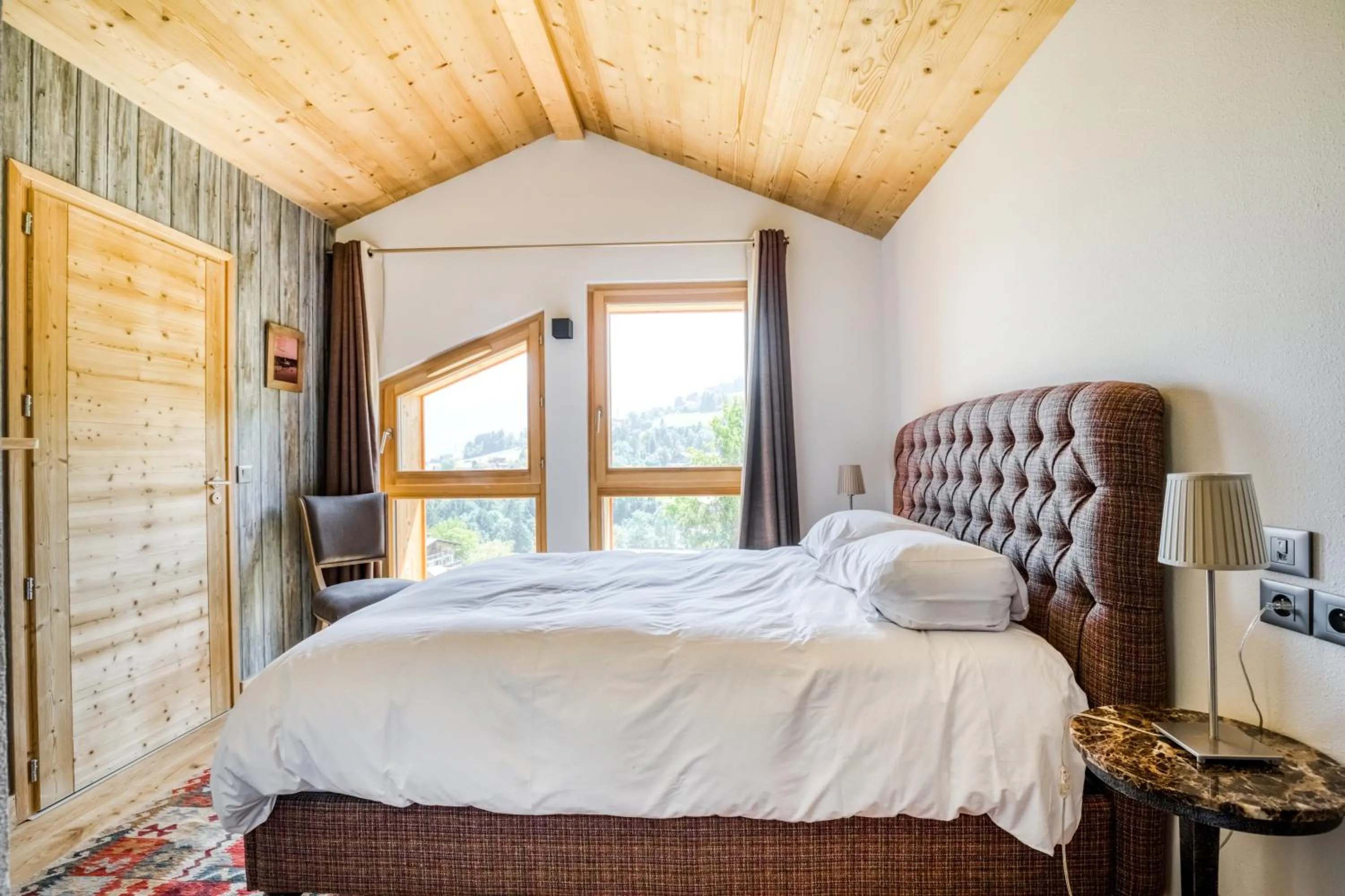 Bedroom, Bed in TERRESENS - Les Fermes du Mont-Blanc