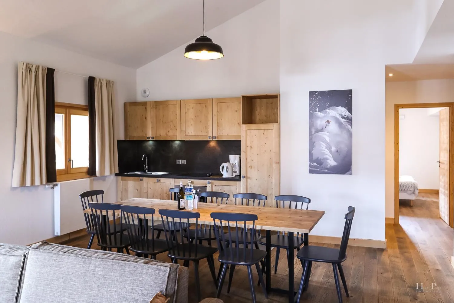 Kitchen or kitchenette in TERRESENS - Les Fermes du Mont-Blanc