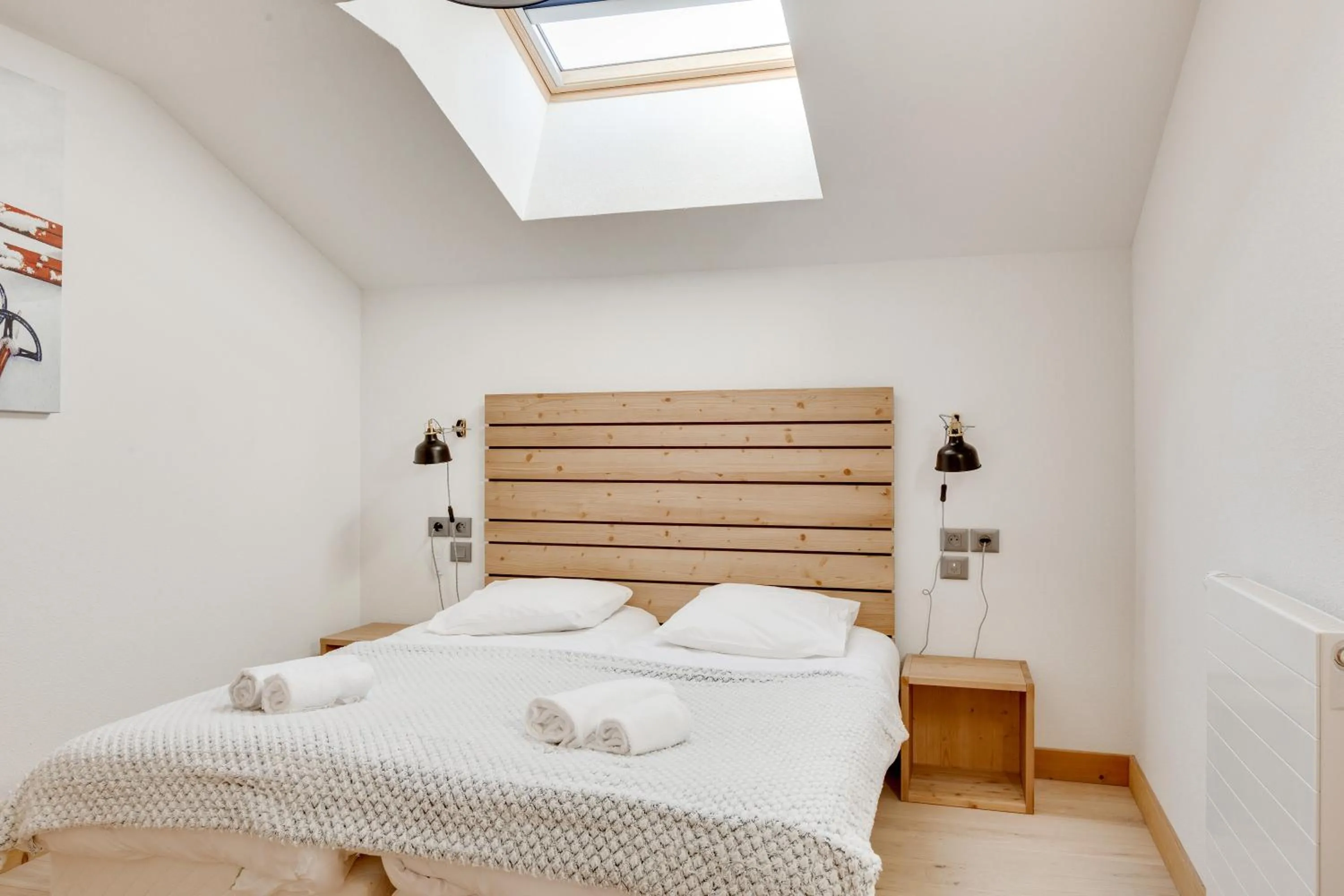 Bedroom, Bed in TERRESENS - Les Fermes du Mont-Blanc