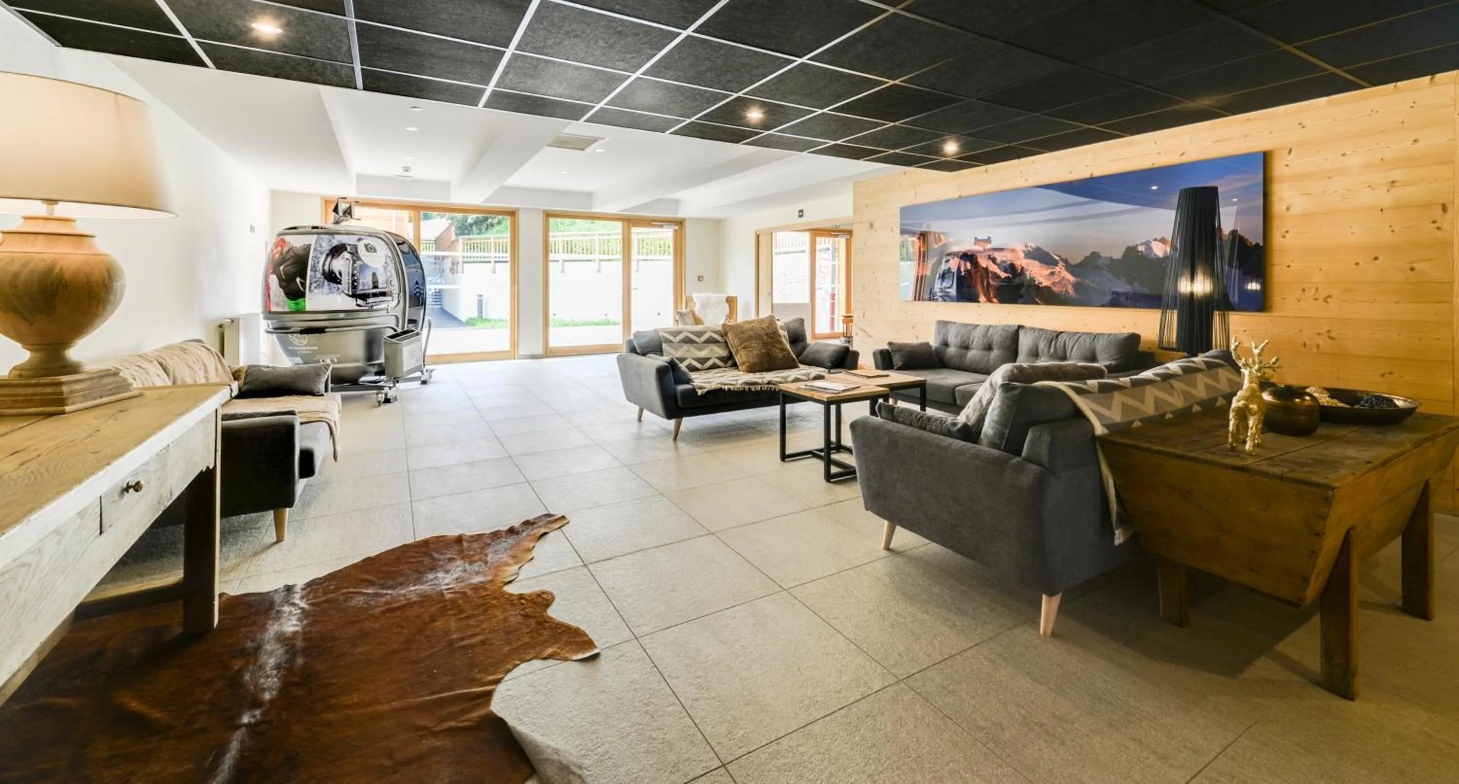 Lobby or reception in TERRESENS - Les Fermes du Mont-Blanc