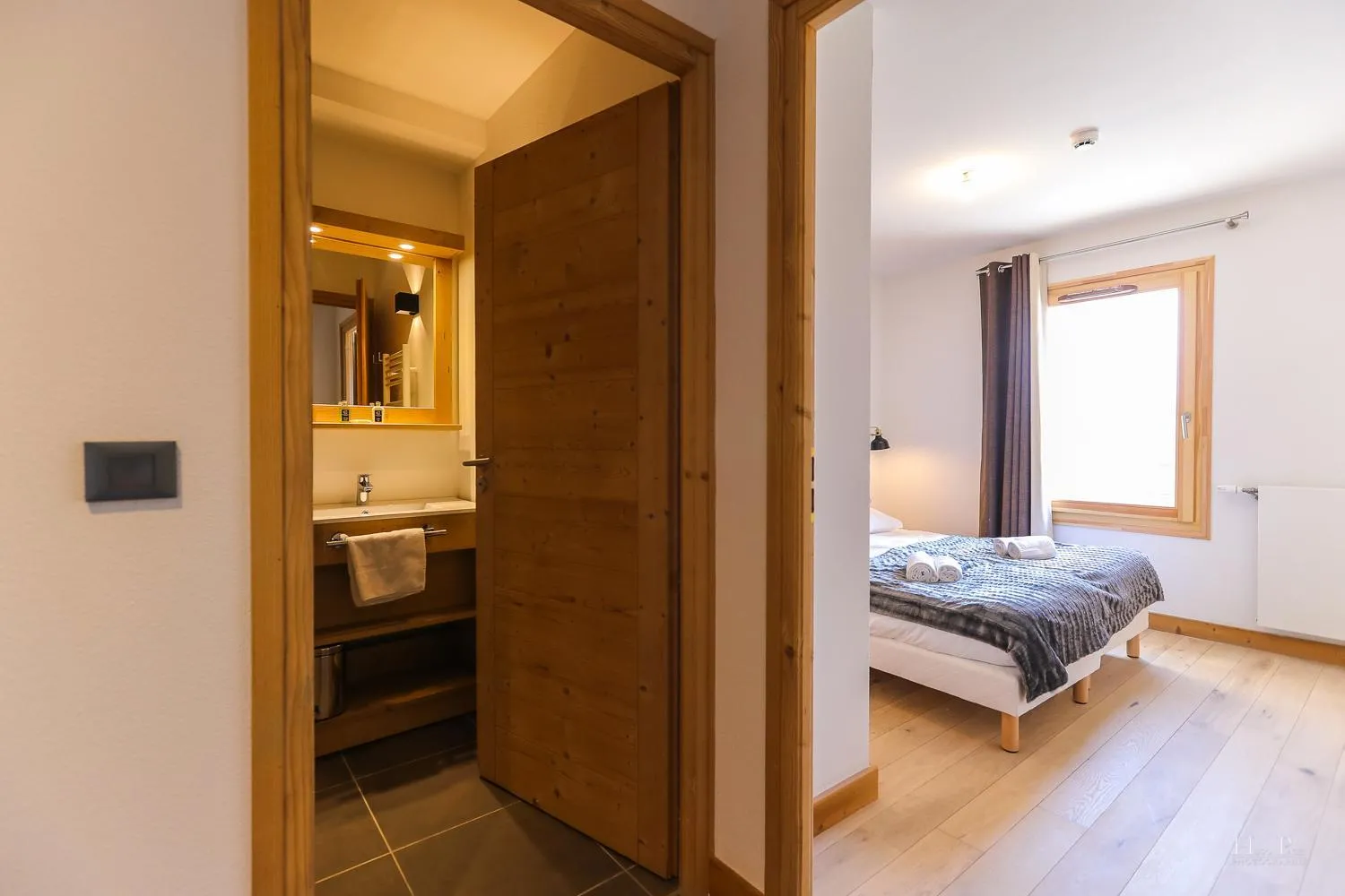 Photo of the whole room, Bed in TERRESENS - Les Fermes du Mont-Blanc