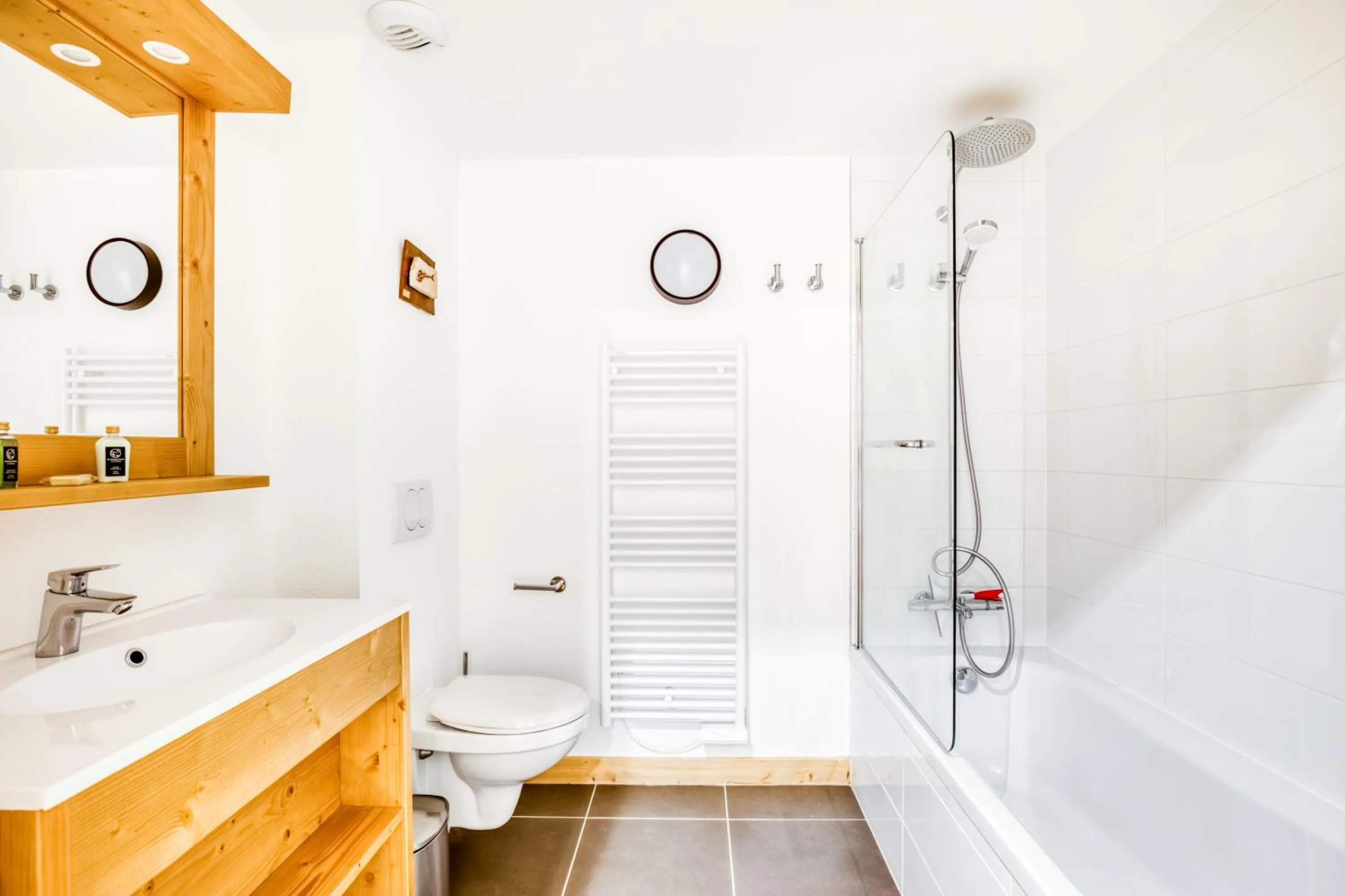 Bathroom in TERRESENS - Les Fermes du Mont-Blanc