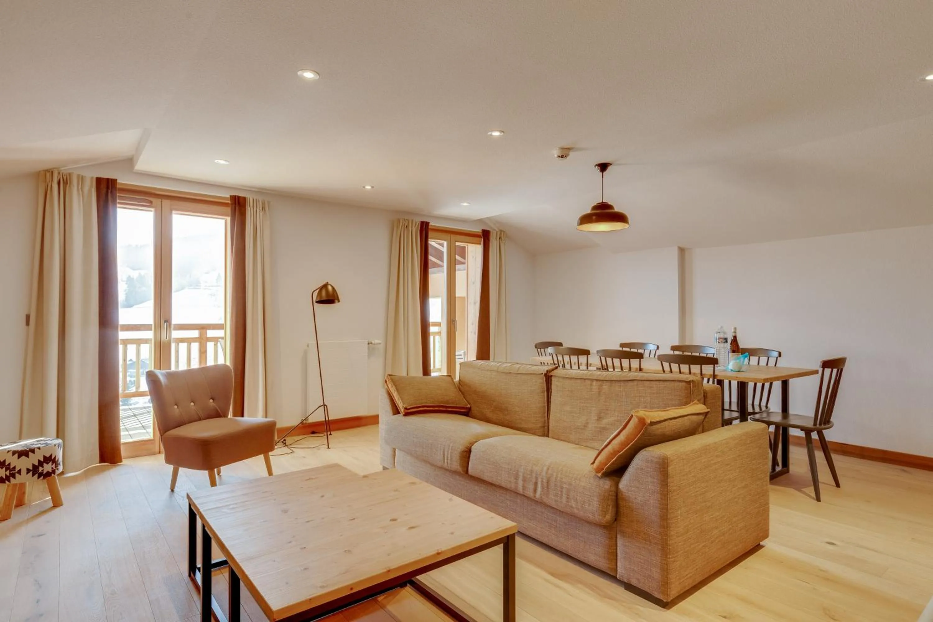 Living room in TERRESENS - Les Fermes du Mont-Blanc