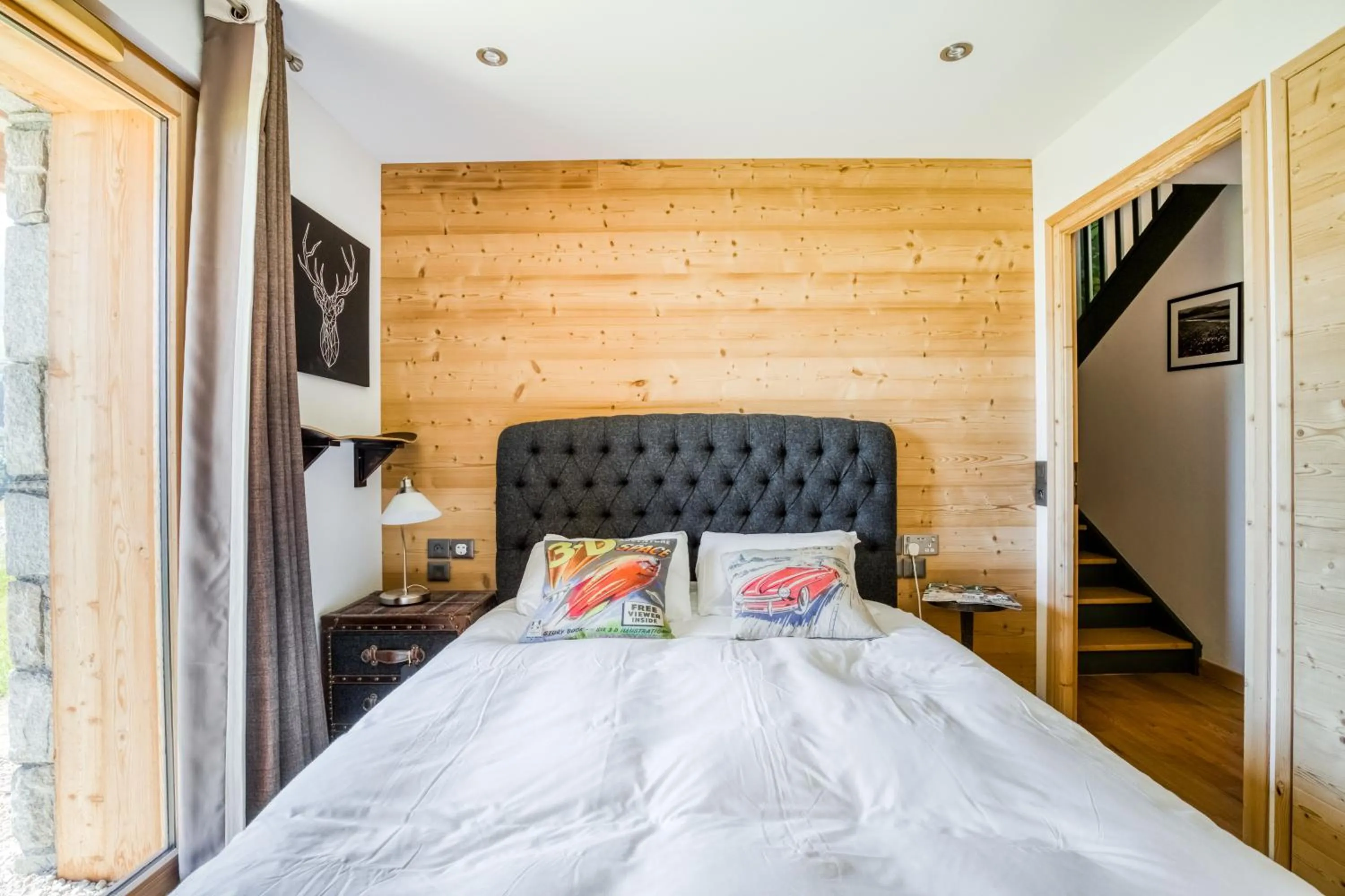 Bedroom, Bed in TERRESENS - Les Fermes du Mont-Blanc
