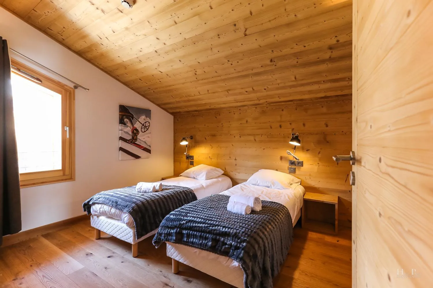 Bed in TERRESENS - Les Fermes du Mont-Blanc