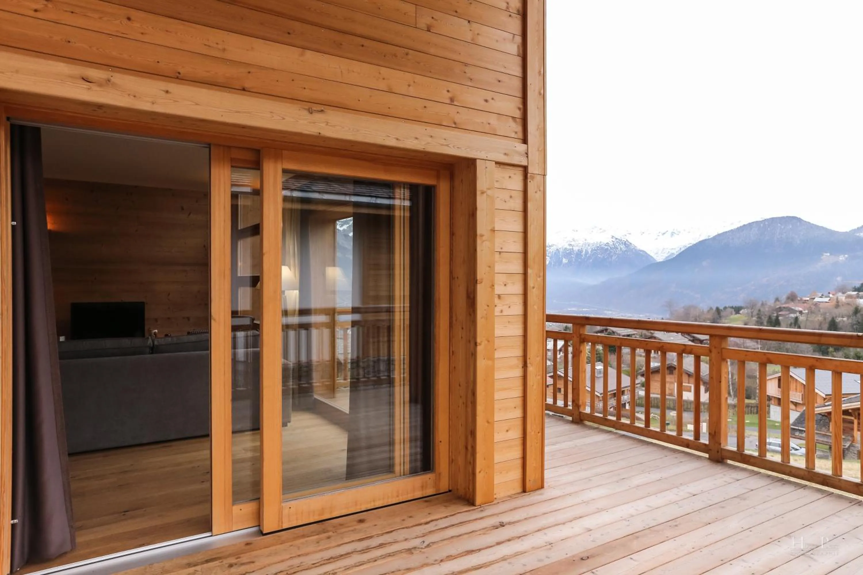 Balcony/Terrace in TERRESENS - Les Fermes du Mont-Blanc