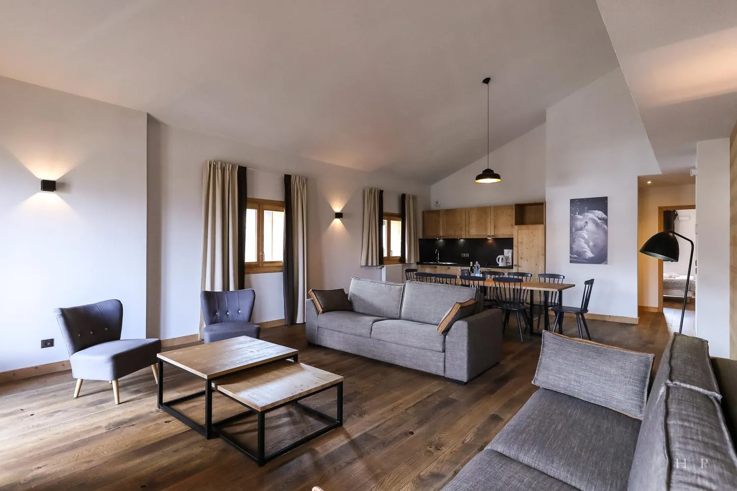 Kitchen or kitchenette in TERRESENS - Les Fermes du Mont-Blanc