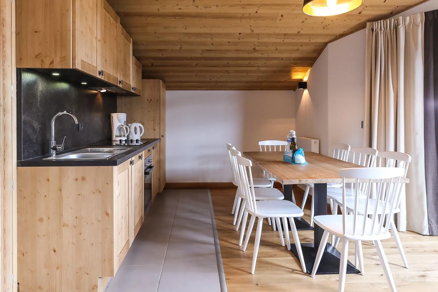 Kitchen or kitchenette in TERRESENS - Les Fermes du Mont-Blanc
