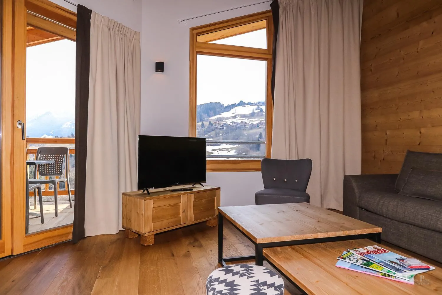 Living room in TERRESENS - Les Fermes du Mont-Blanc