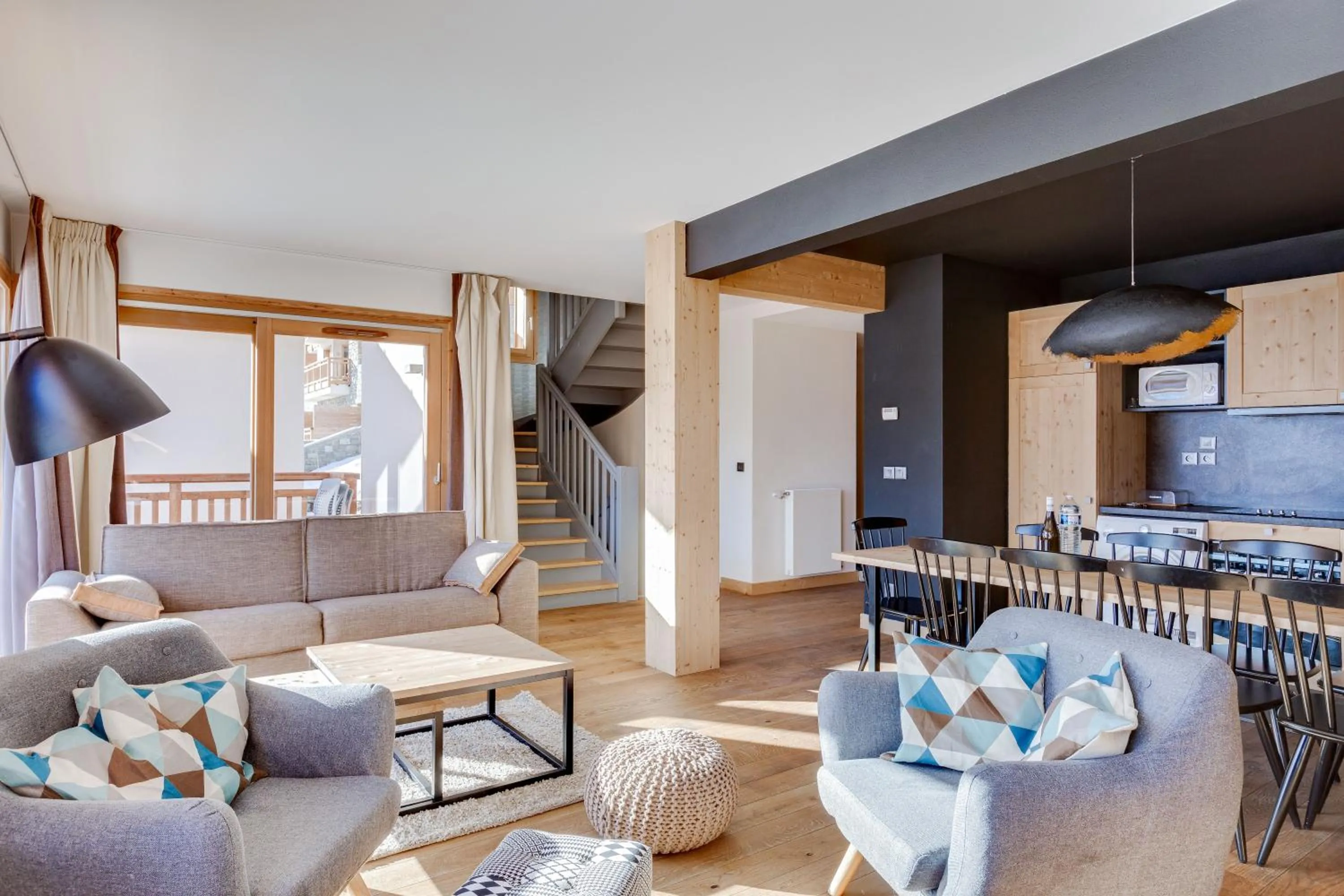 Living room in TERRESENS - Les Fermes du Mont-Blanc