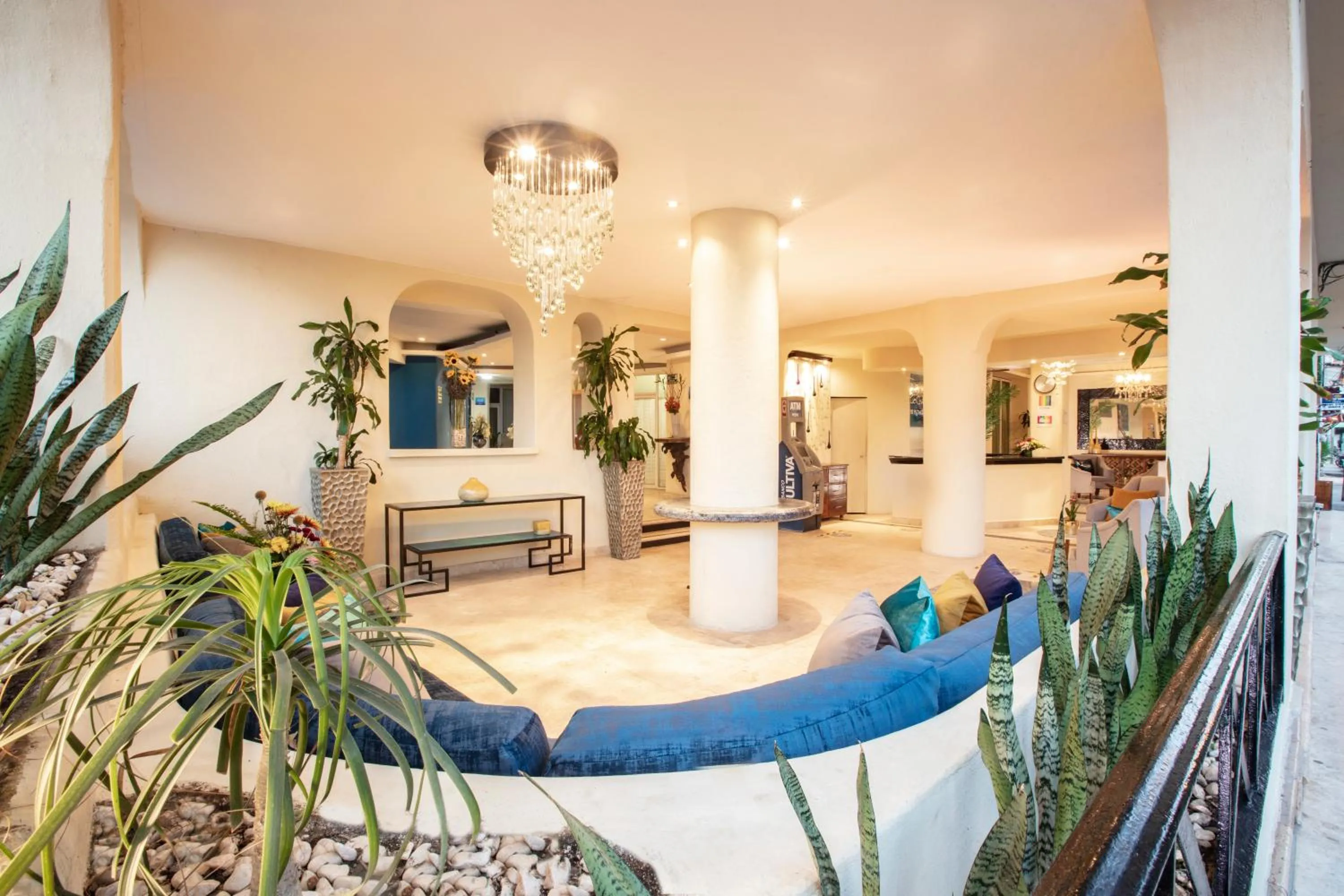 Lobby or reception in Blue Chairs Beachfront Resort Puerto Vallarta - Adults Only