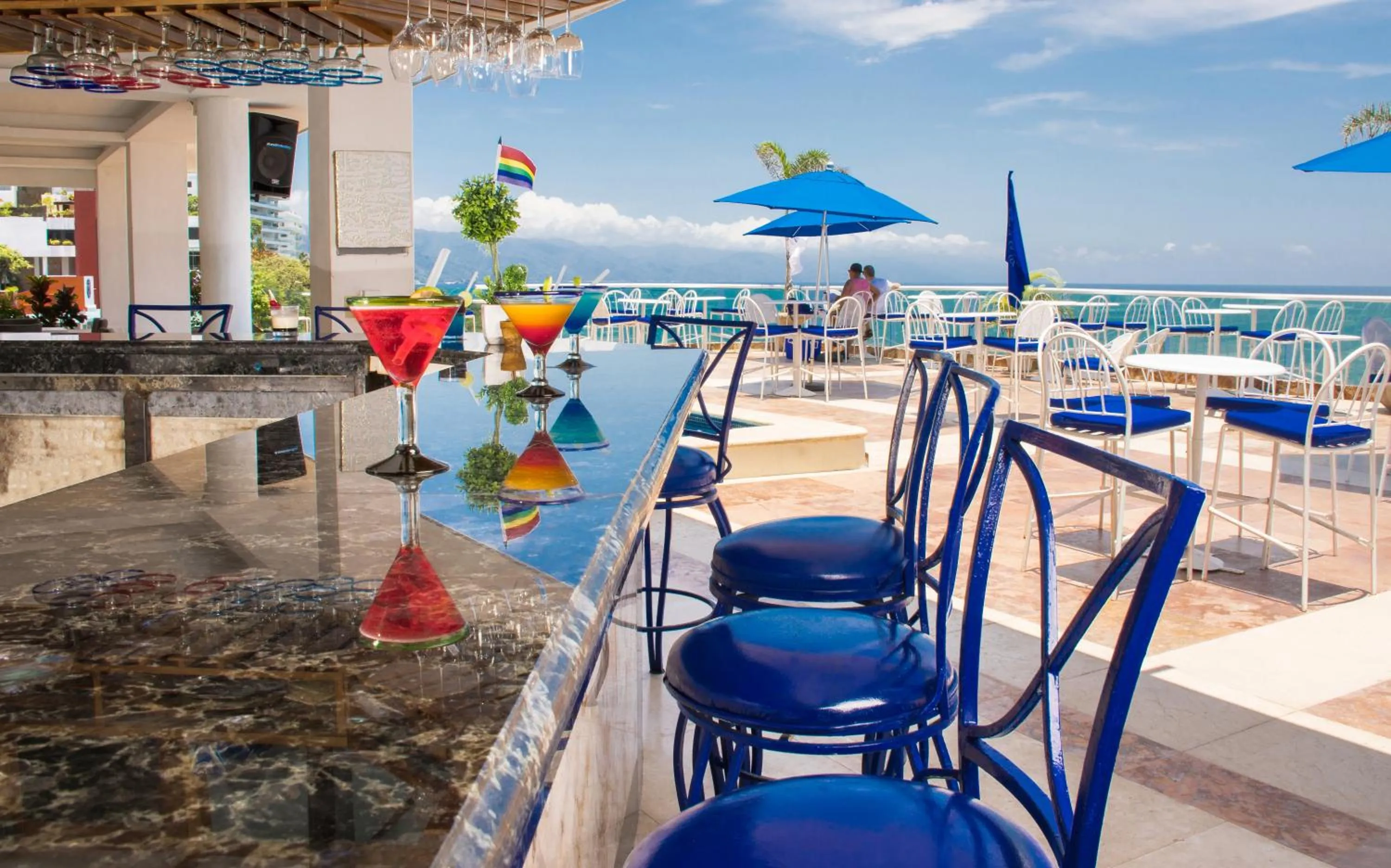 Alcoholic drinks in Blue Chairs Beachfront Resort Puerto Vallarta - Adults Only