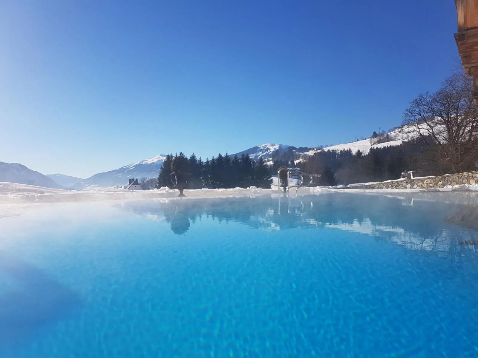 Swimming pool in Hotel Schloss Mittersill