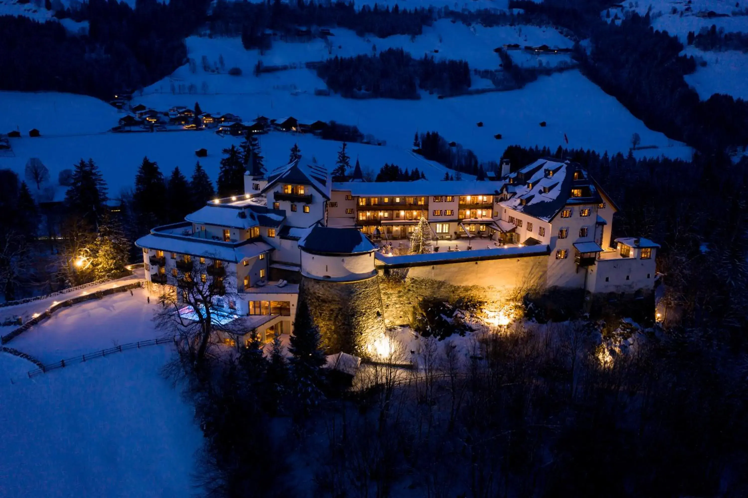 Property building in Hotel Schloss Mittersill Property building in Hotel Schloss Mittersill