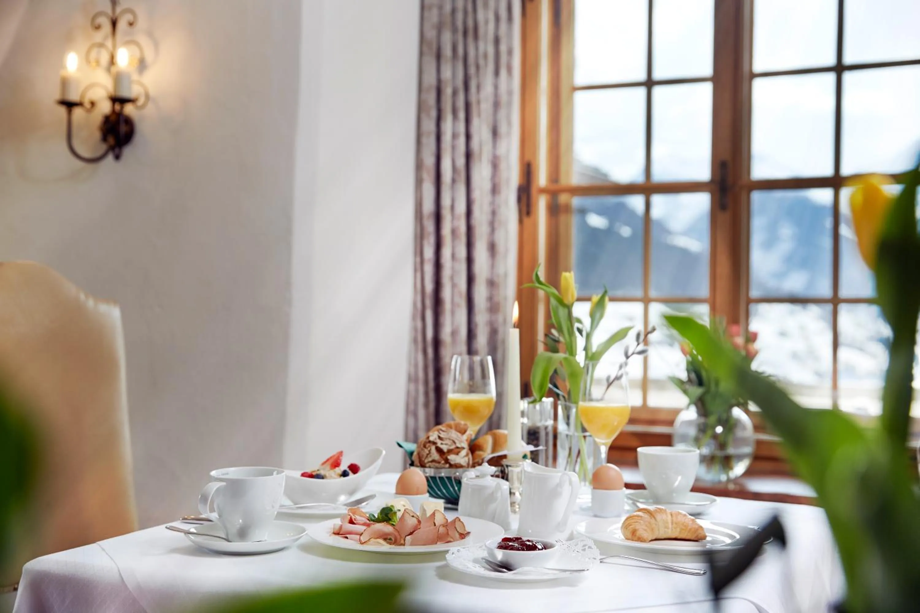 Breakfast in Hotel Schloss Mittersill