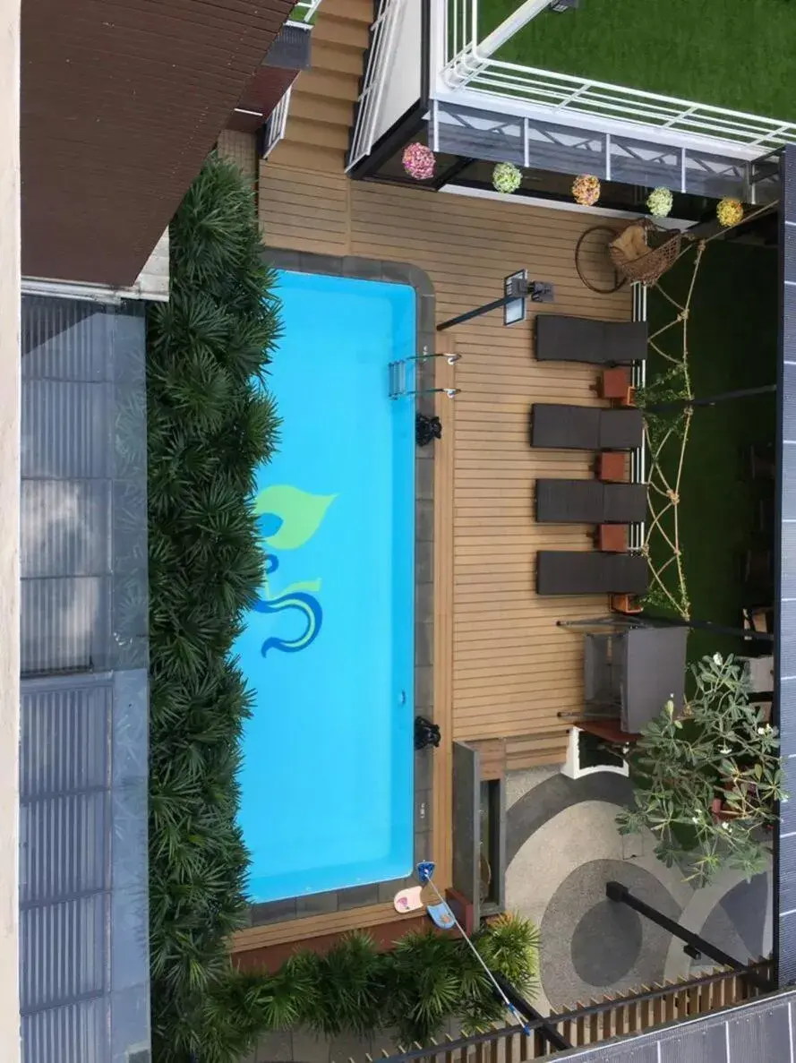 Pool view in Siam Piman Hotel Pool view in Siam Piman Hotel