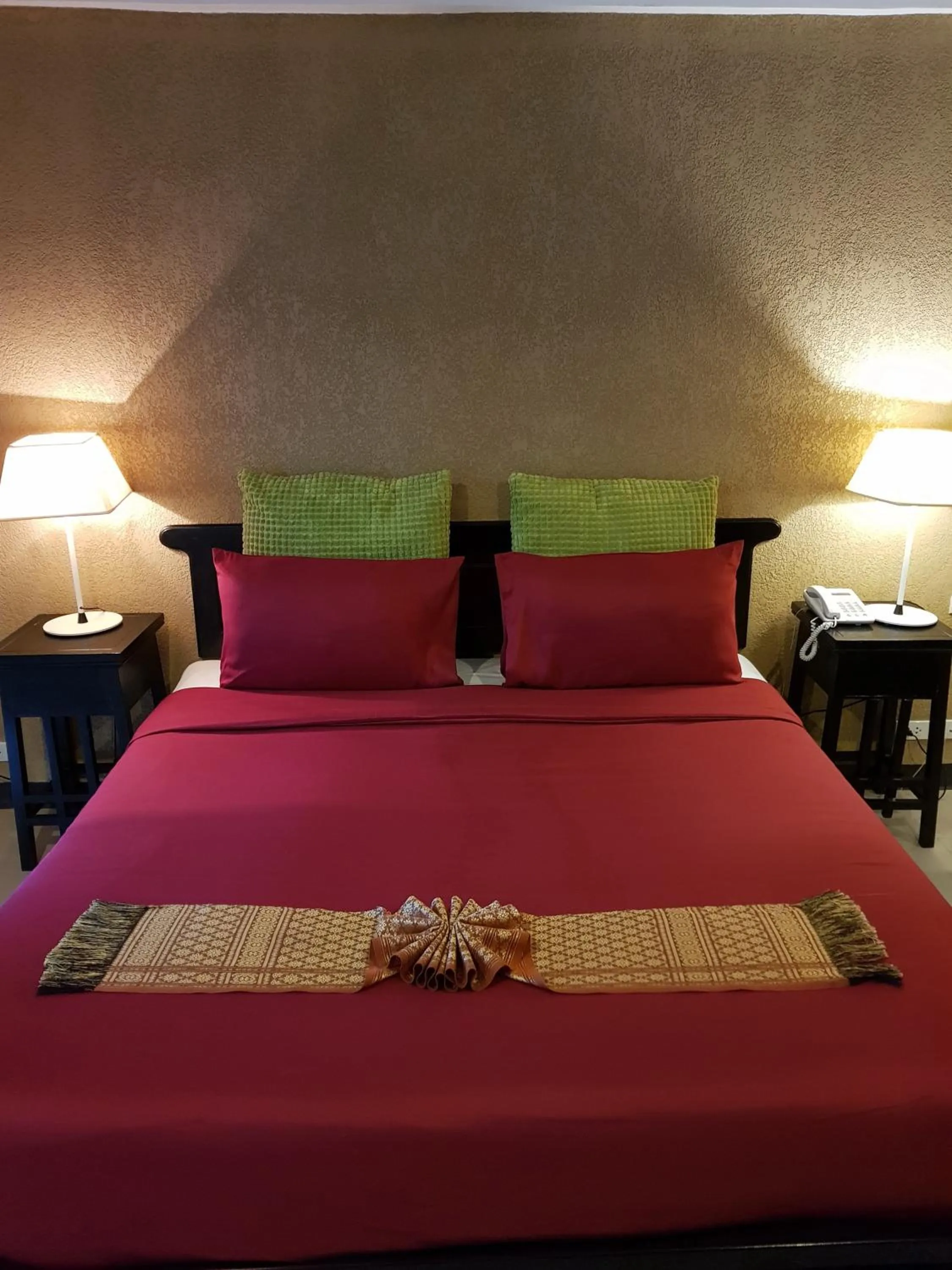 Bed in Siam Piman Hotel