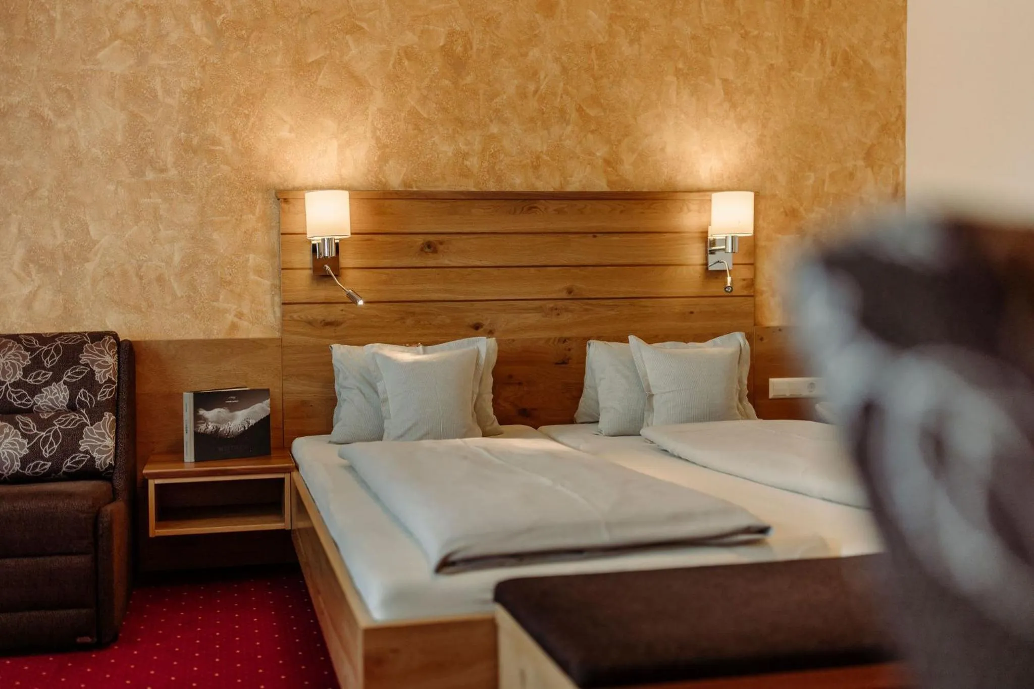 Bed in Hotel Waldfrieden