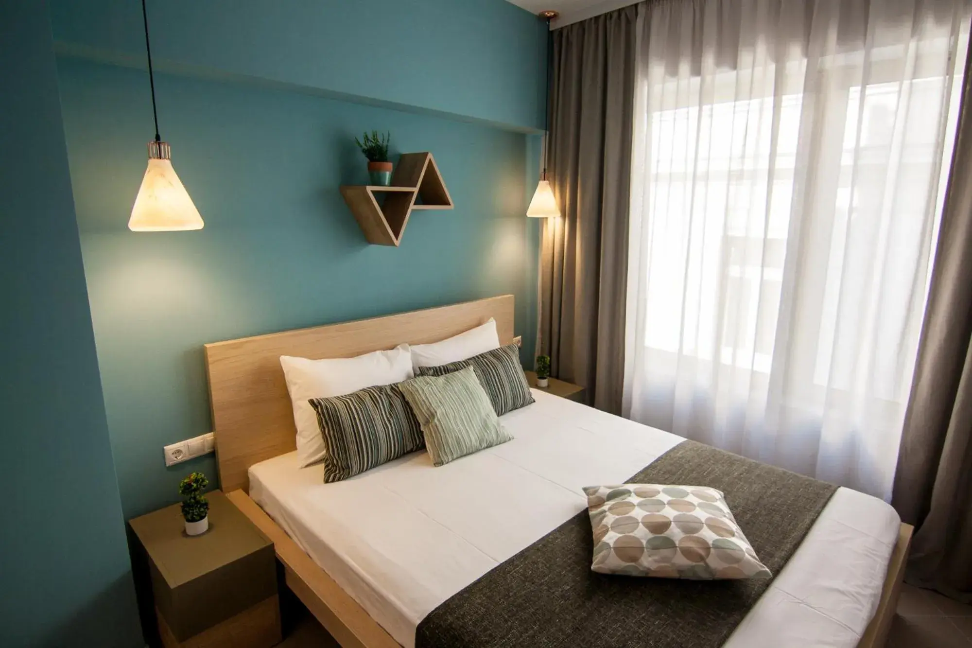 Bedroom, Bed in Dynasta Central Suites Bedroom, Bed in Dynasta Central Suites