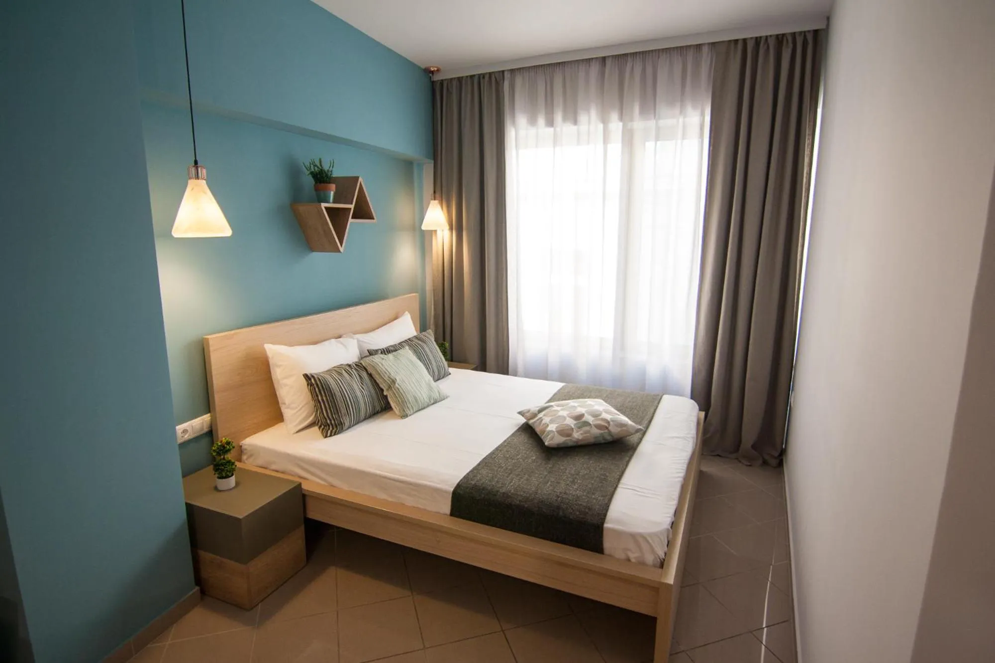 Bedroom, Bed in Dynasta Central Suites