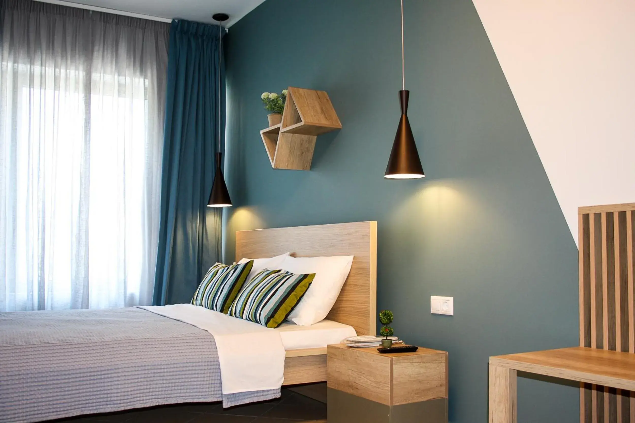 Bedroom, Bed in Dynasta Central Suites Bedroom, Bed in Dynasta Central Suites