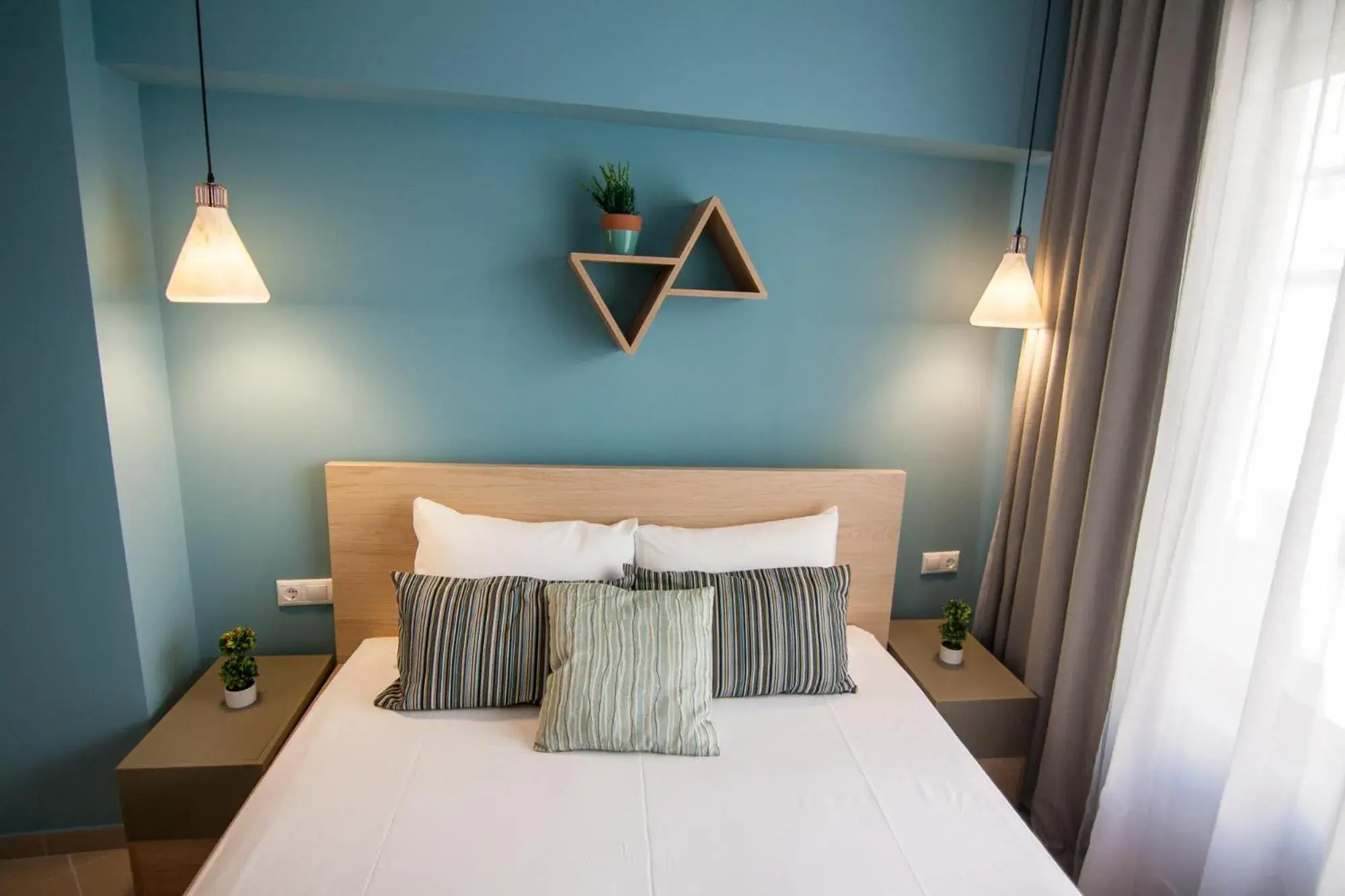 Bedroom, Bed in Dynasta Central Suites Bedroom, Bed in Dynasta Central Suites