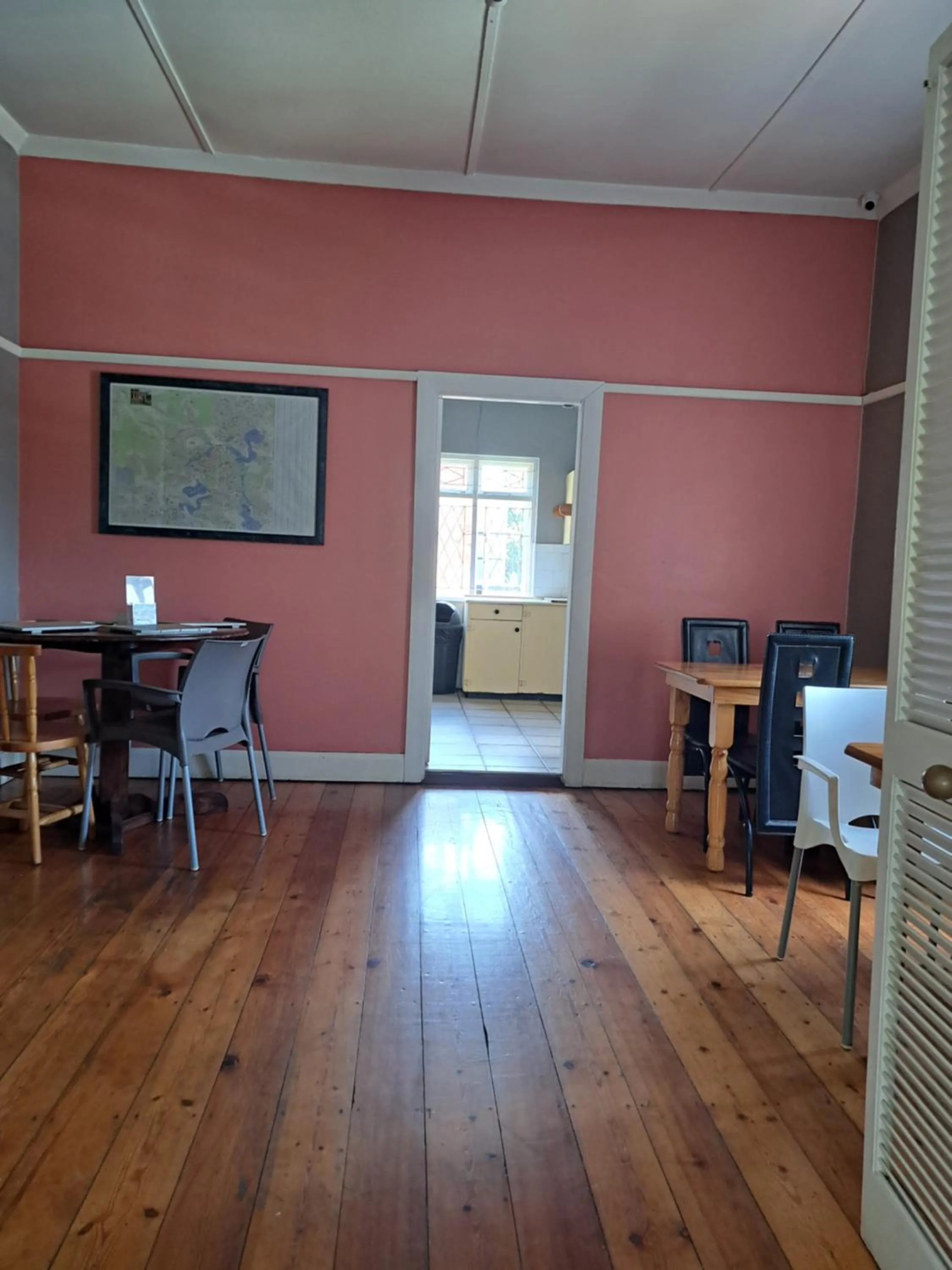 Dining area in PMB Backpackers Lodge
